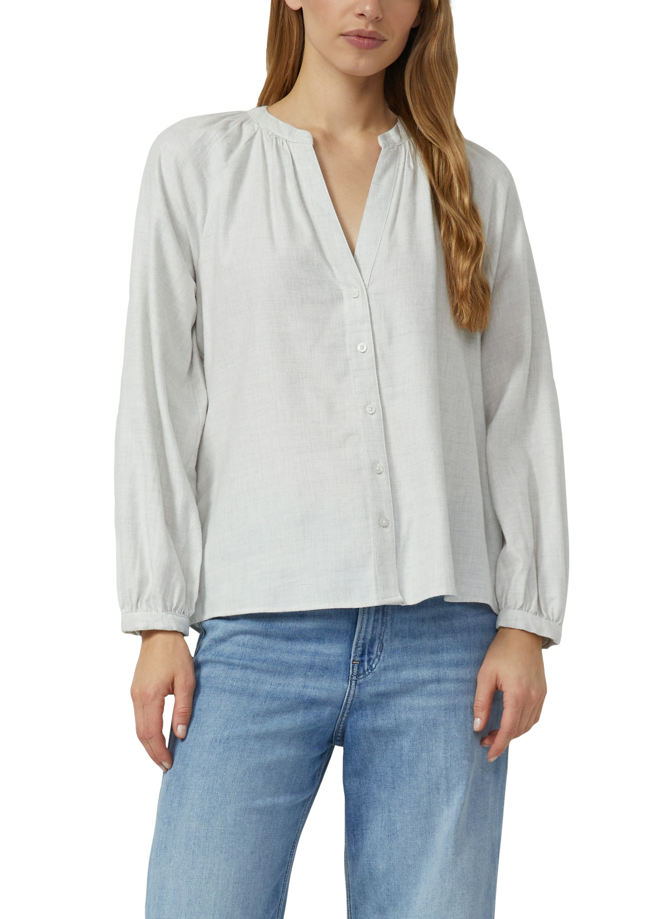 s.Oliver Blouse à manches longues mit Knopfleiste