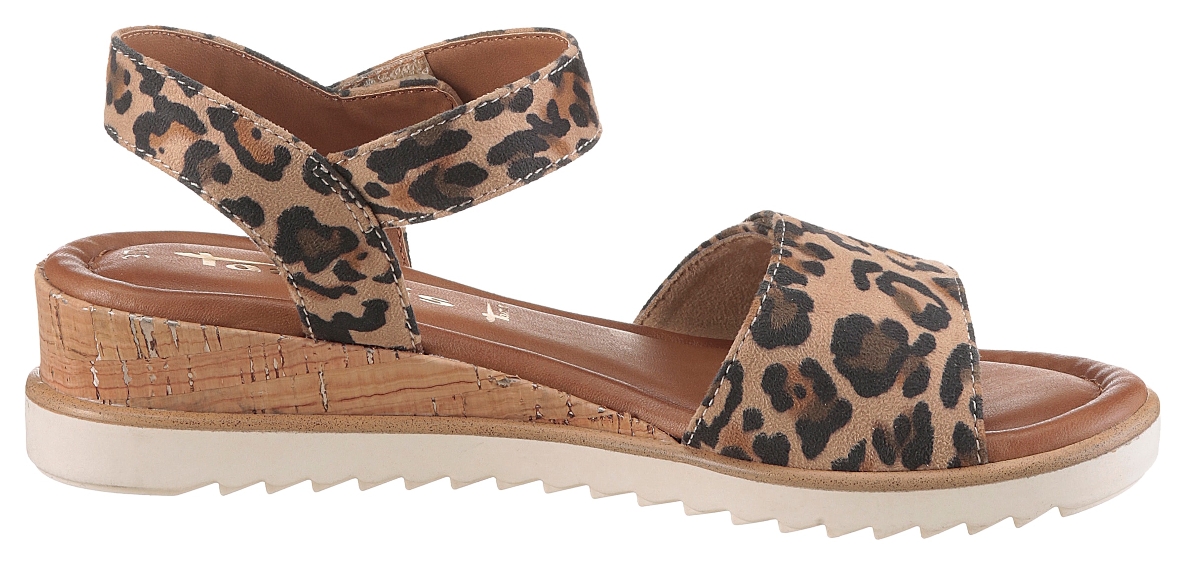 Tamaris Keilsandalette  , Riemchensandale, Sommerschuh in veganer Verarbeitung