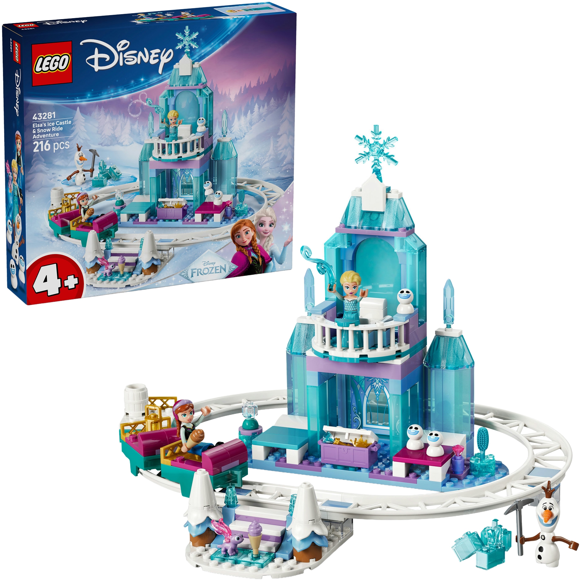 LEGO® Pions de construction »Elsas Schlittenfahrt um den Eispalast (43281), LEGO Disney Princess« Made in Europe