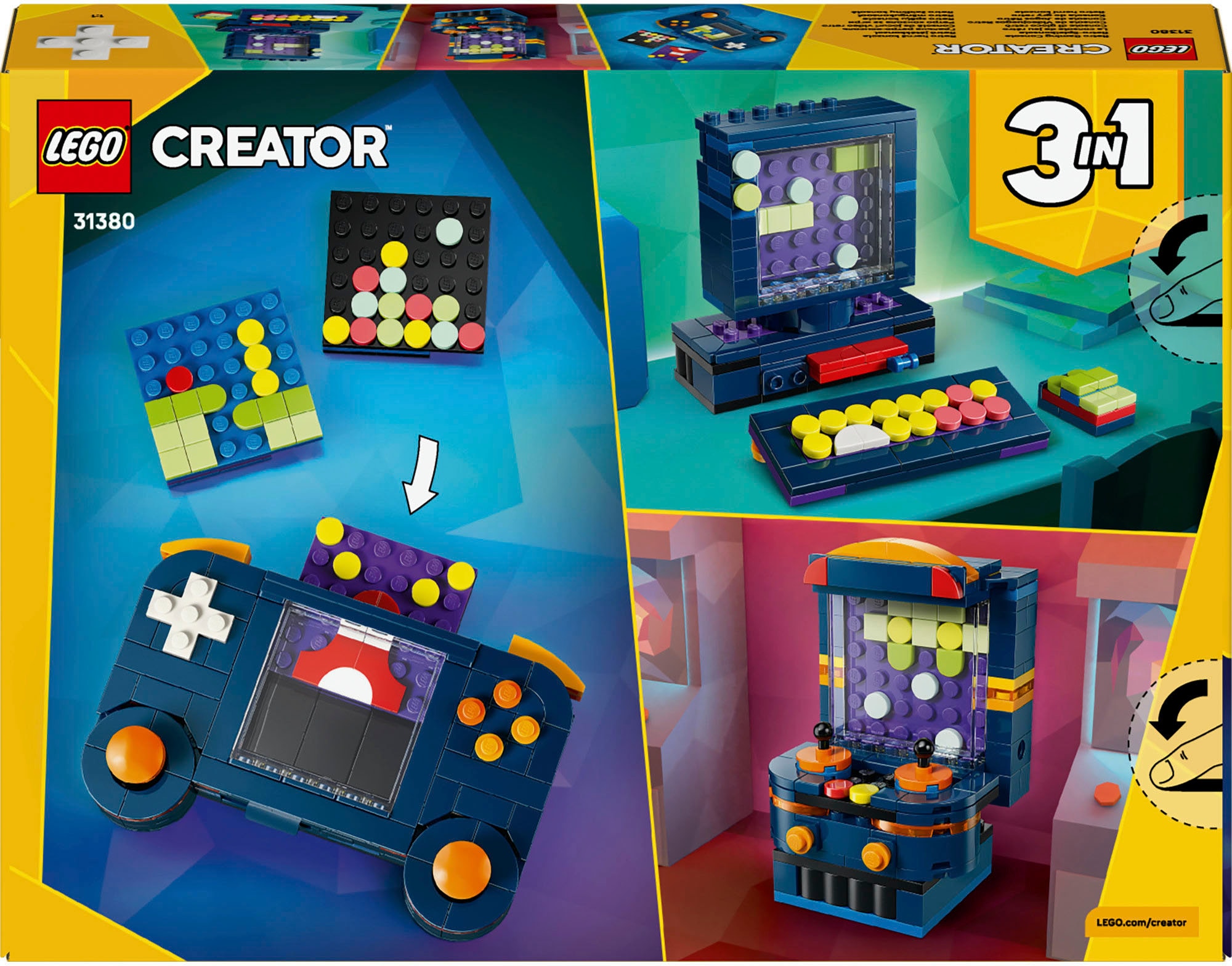 LEGO® Pions de construction »Retro-Spielkonsole (31380), LEGO Creator« Made in Europe