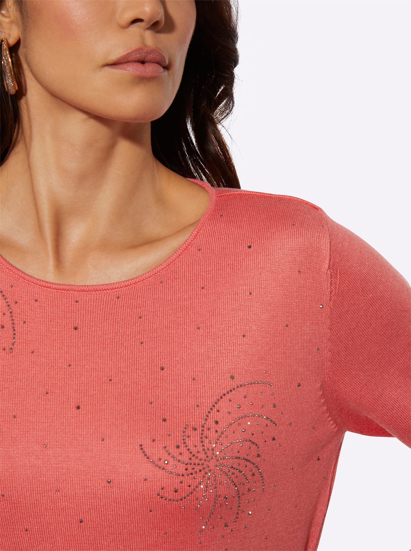 creation L Pull à manches courtes »Lyocell-Viskose-Pullover«