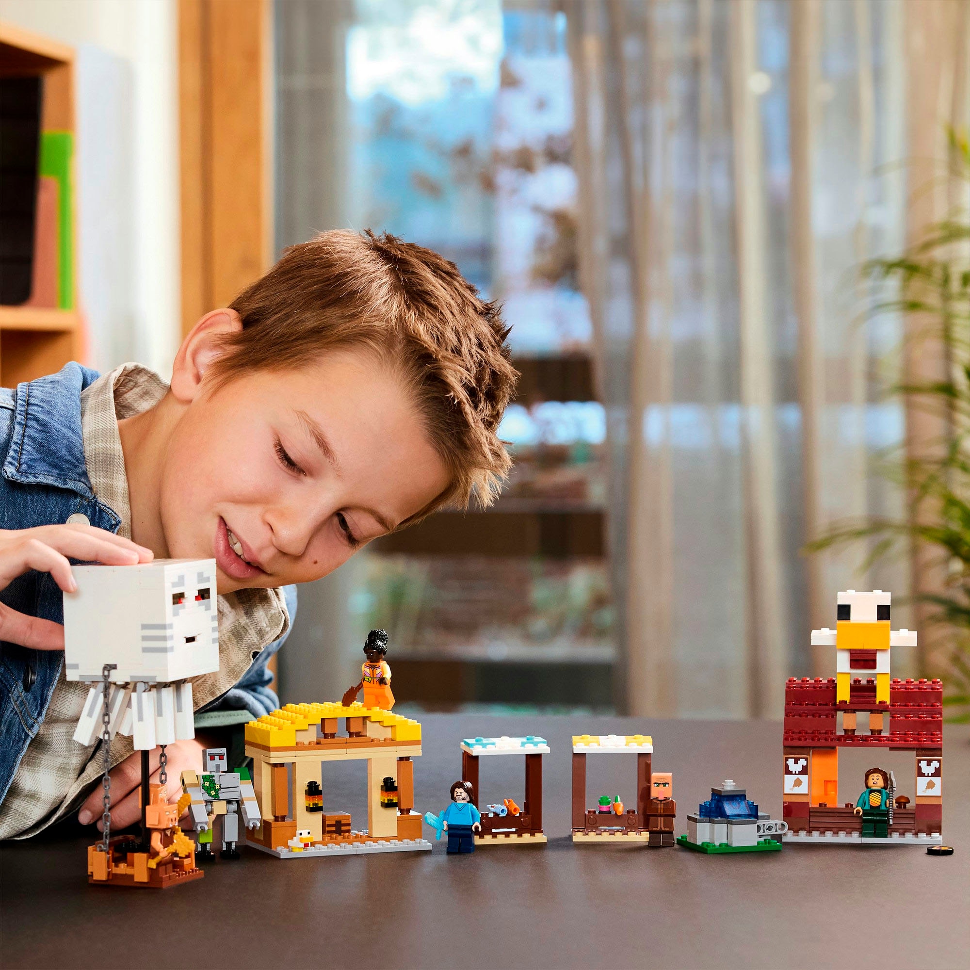 LEGO® Konstruktionsspielsteine »Angriff des Ghast-Ballons (21273), LEGO® Minecraft« Made in Europe