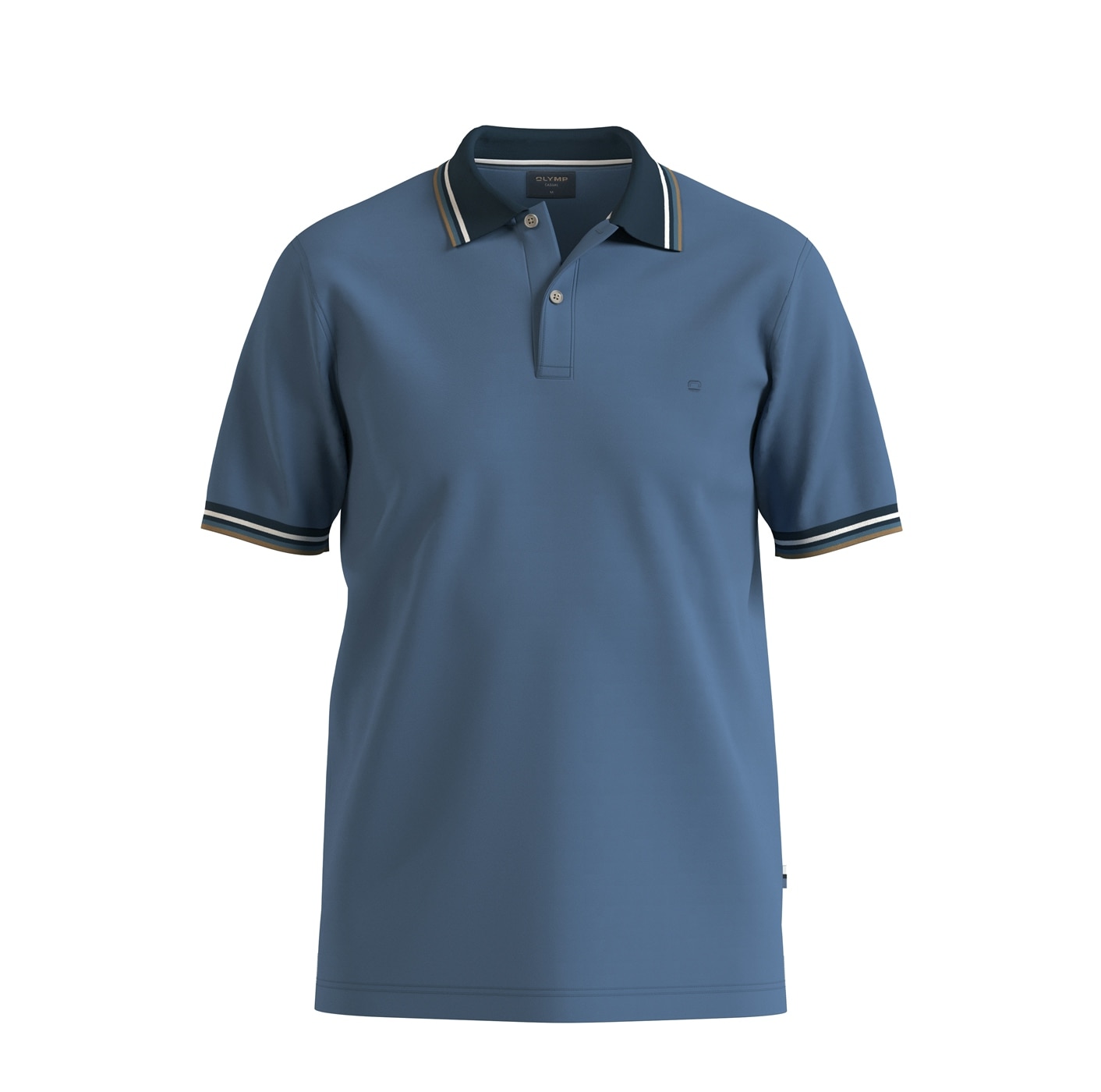 OLYMP Poloshirt »Casual«, farbliche Kontrast-Details
