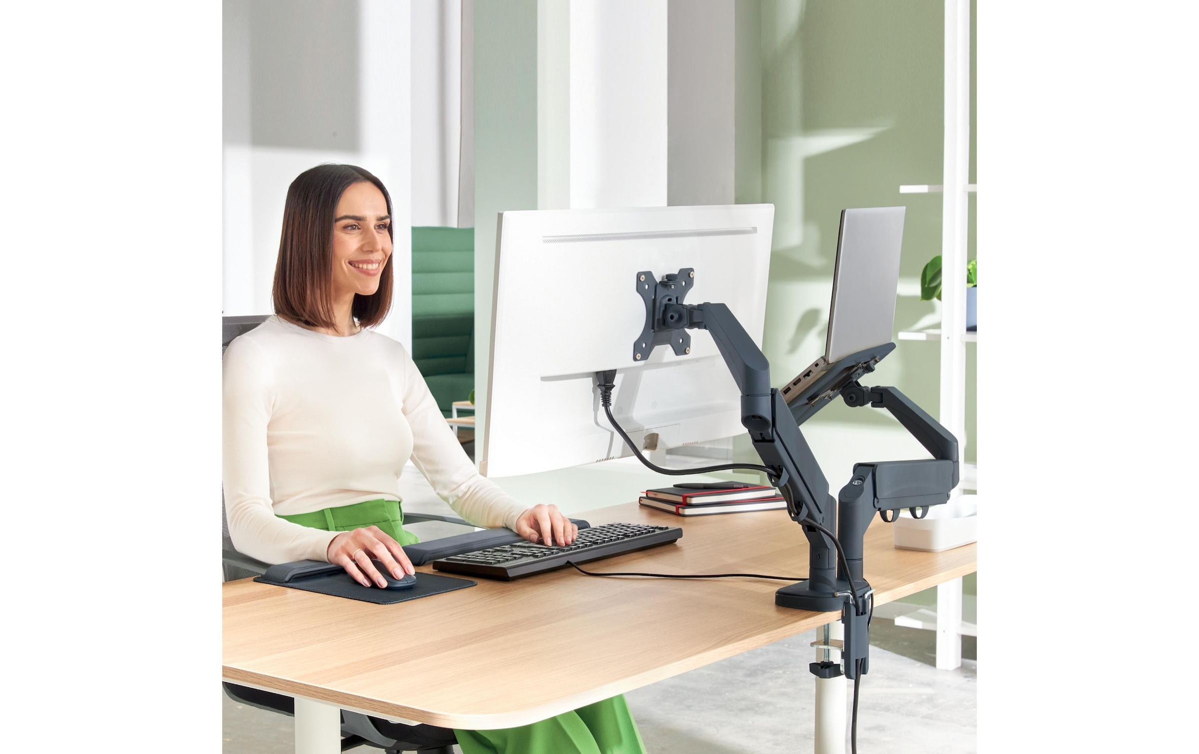 LEITZ Monitor-Halterung »Ergo Dual«