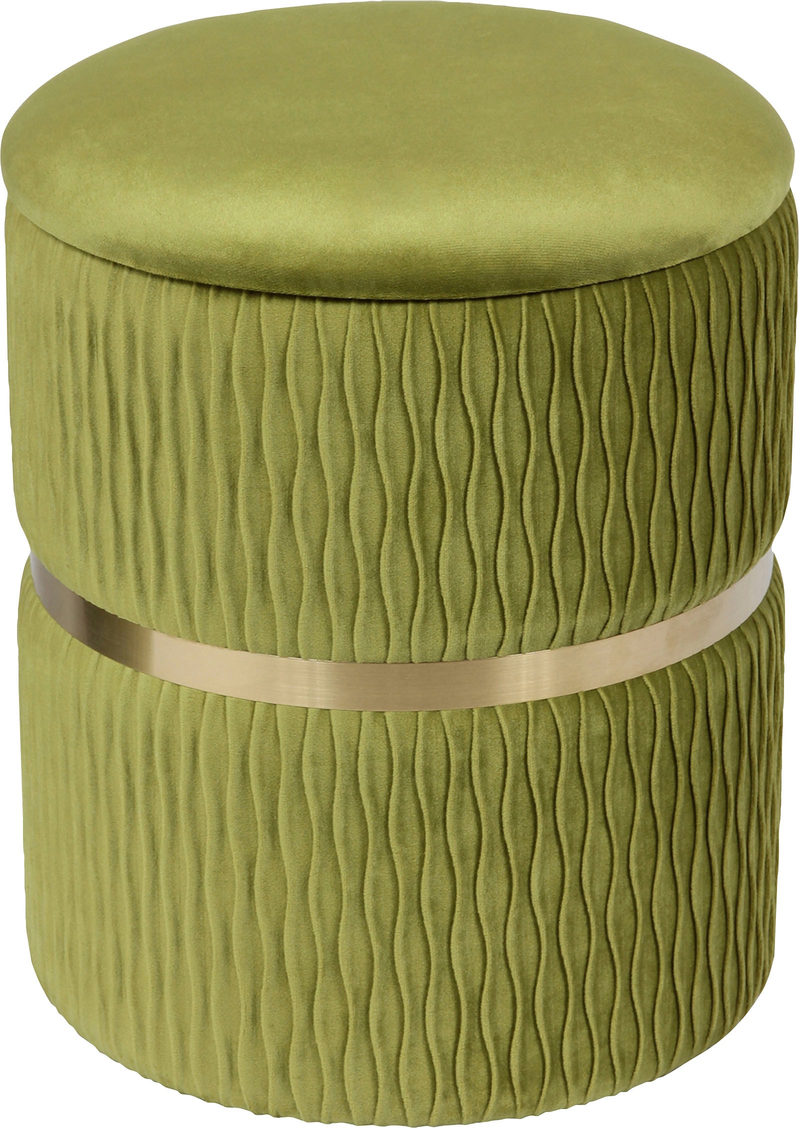 Kayoom Sitzhocker »Hocker Milas 2er-Set, Praktischer und versteckter Stauraum« Set, 2 Stk. tlg. stapelbar, mit Stauraum, Edelstahlsockel, Farbenfroh  unaufdringlich