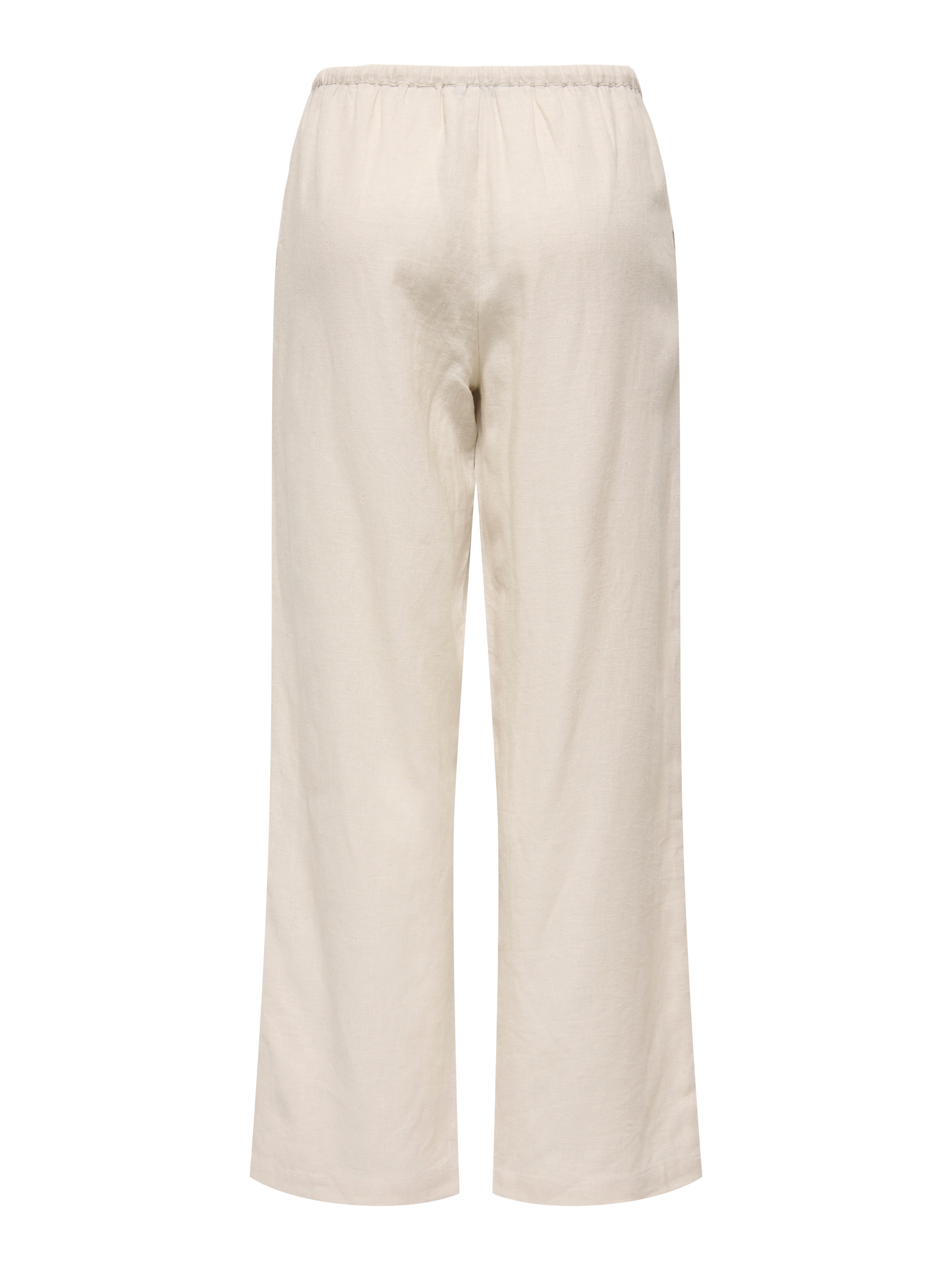 ONLY Schlupfhose »ONLBRUXELLES MW LIN BL TIE PANT PNT NOOS«  Sommerhose mit Leinen