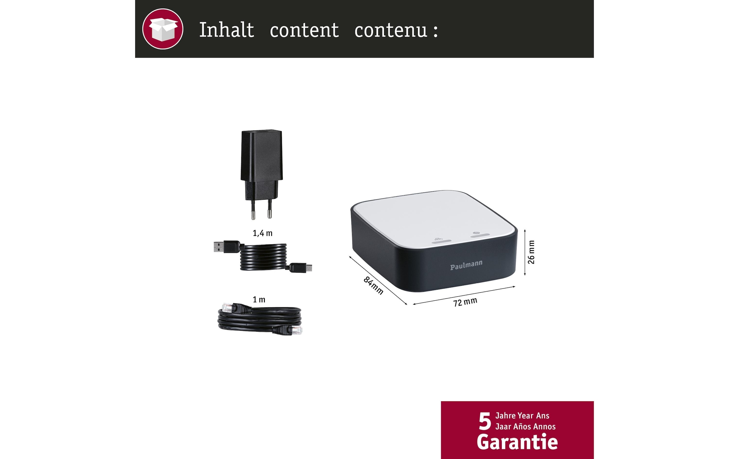 Paulmann Station d'accueil intelligente »Home Gateway Smik Z«