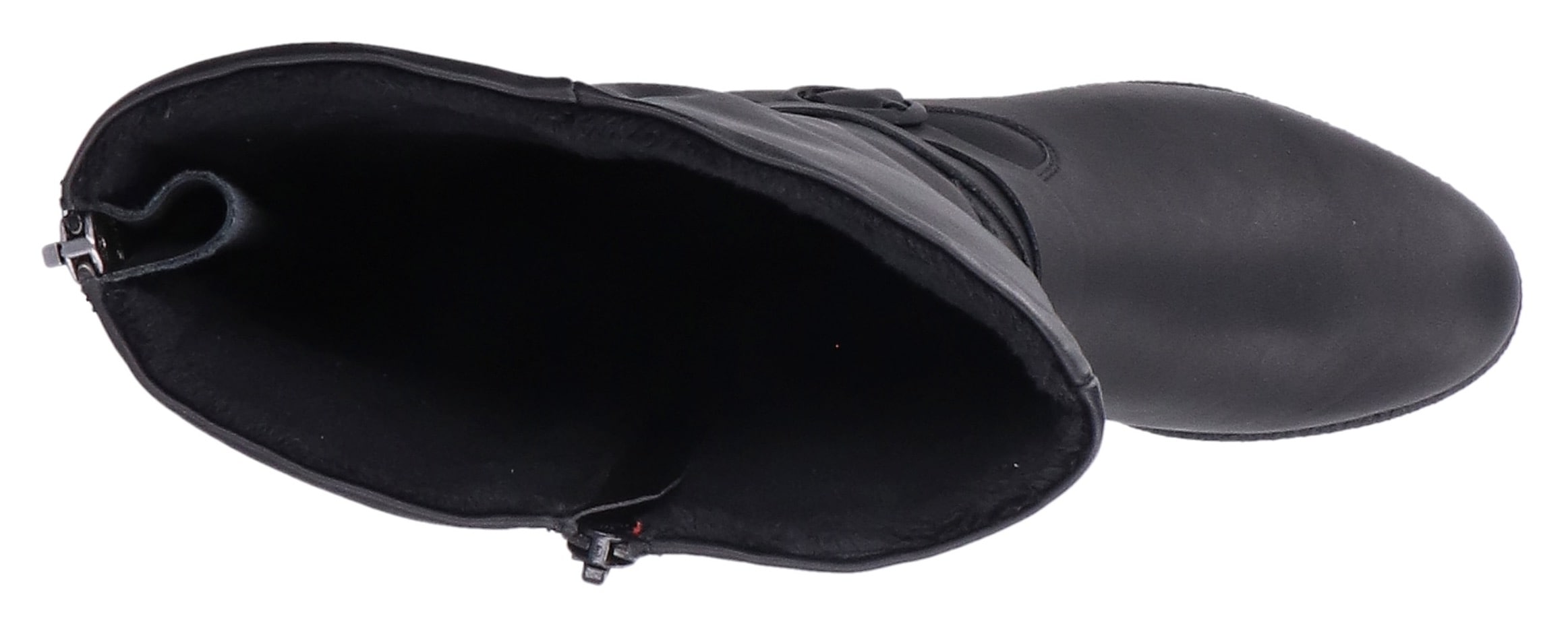 Rieker Bottes  bottes hautes, talon bloc, fermeture éclair arrière - forme étroite