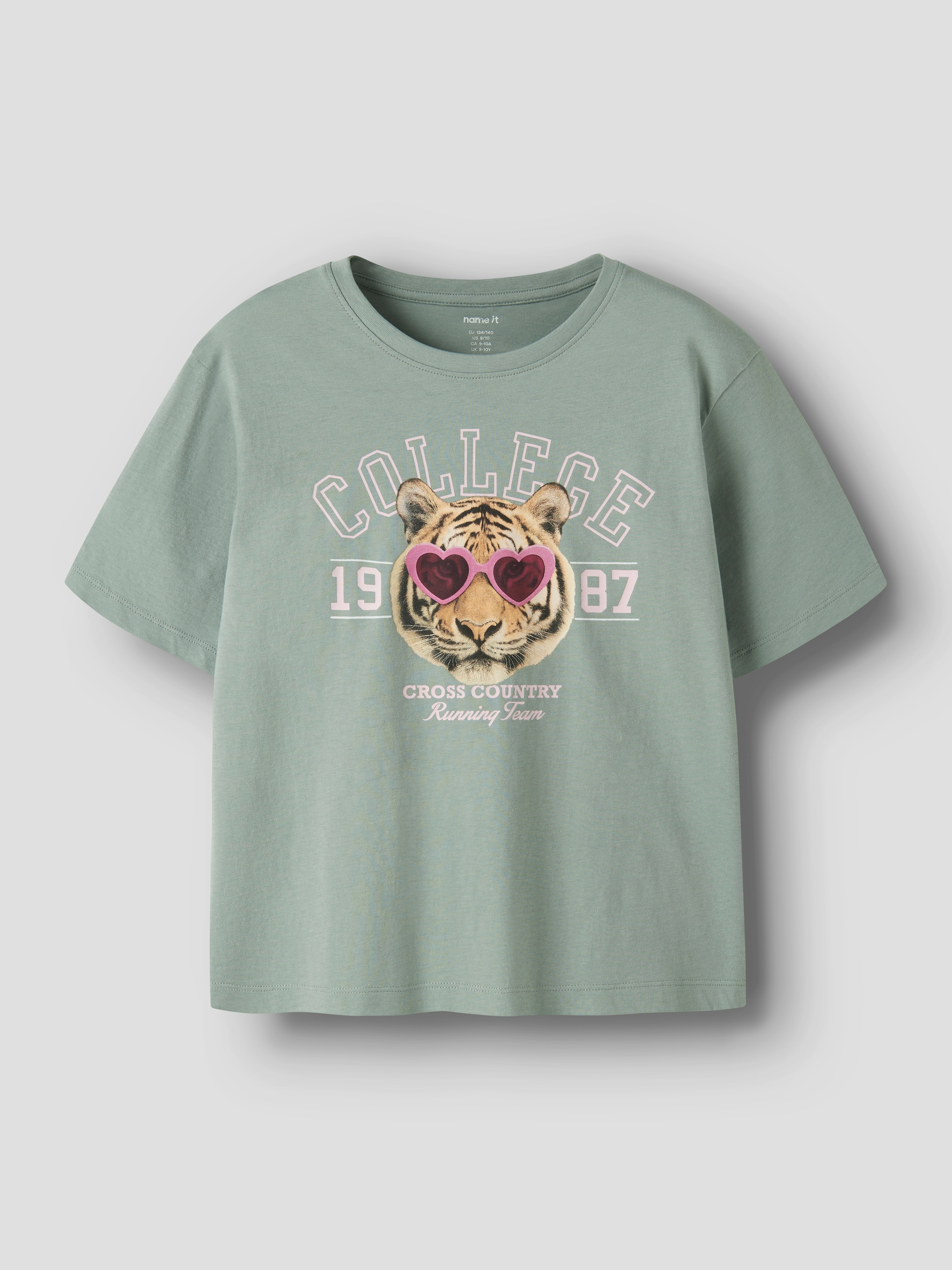 Name It T-shirt à manches courtes »NKFVOTEA 2P SS NREG TOP« Paquet, 2 Baumwolle, regular fit