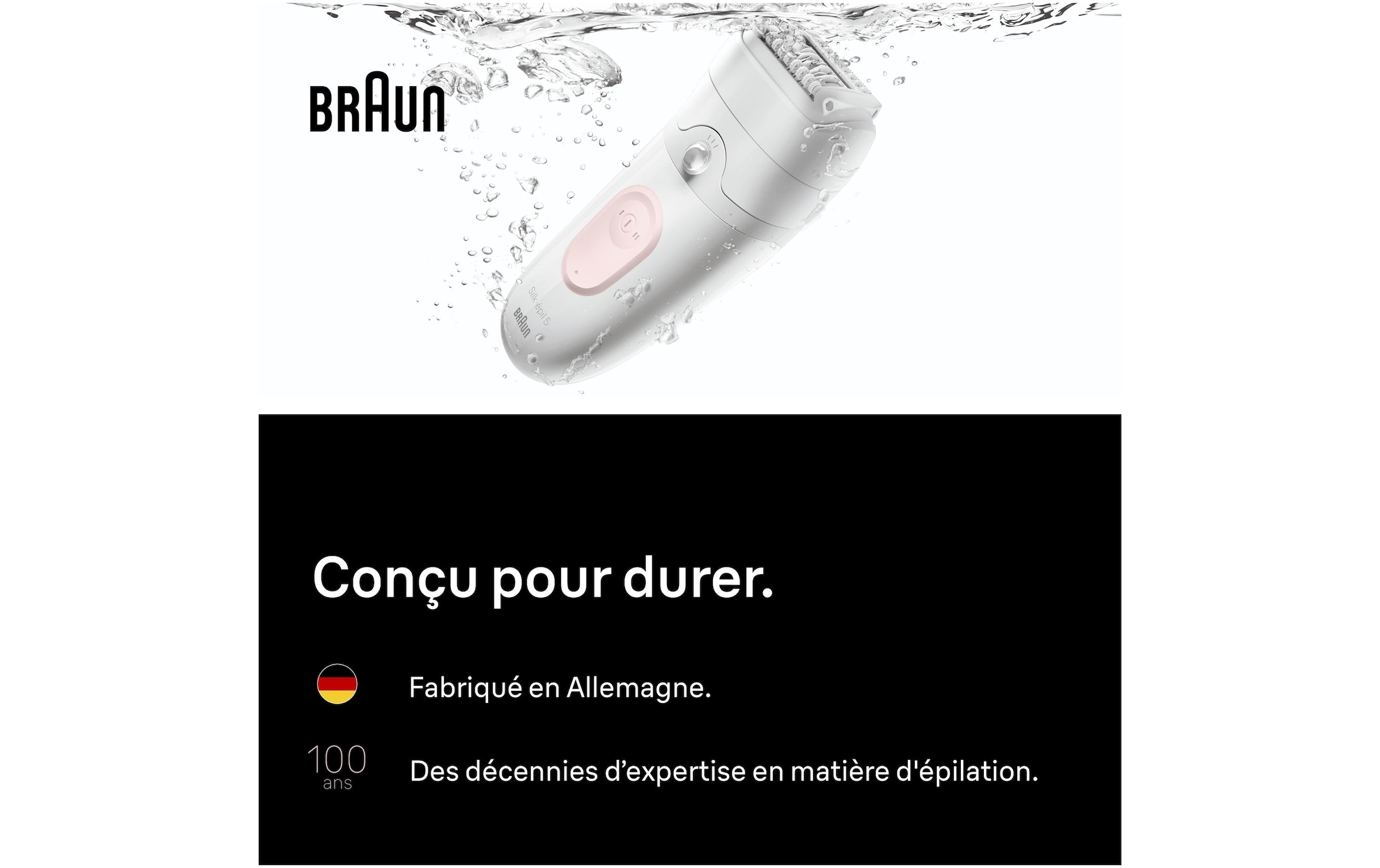 Braun Épilateur »Silk-épil 5 SE5-011« Wet & Dry, Einfache Haarentfernung, Langanhaltend glatte Haut