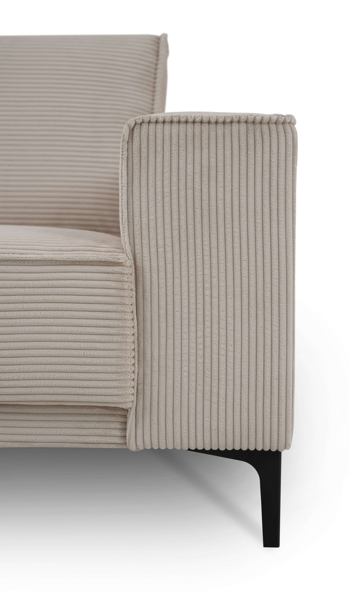 GOODproduct Wohnlandschaft »OLAND Cord U-Form, XXL, B: 342 cm, Skandi-Design« Skandi-Design in Struktur, Flachgewebe, Luxus-Microfaser, Boucle