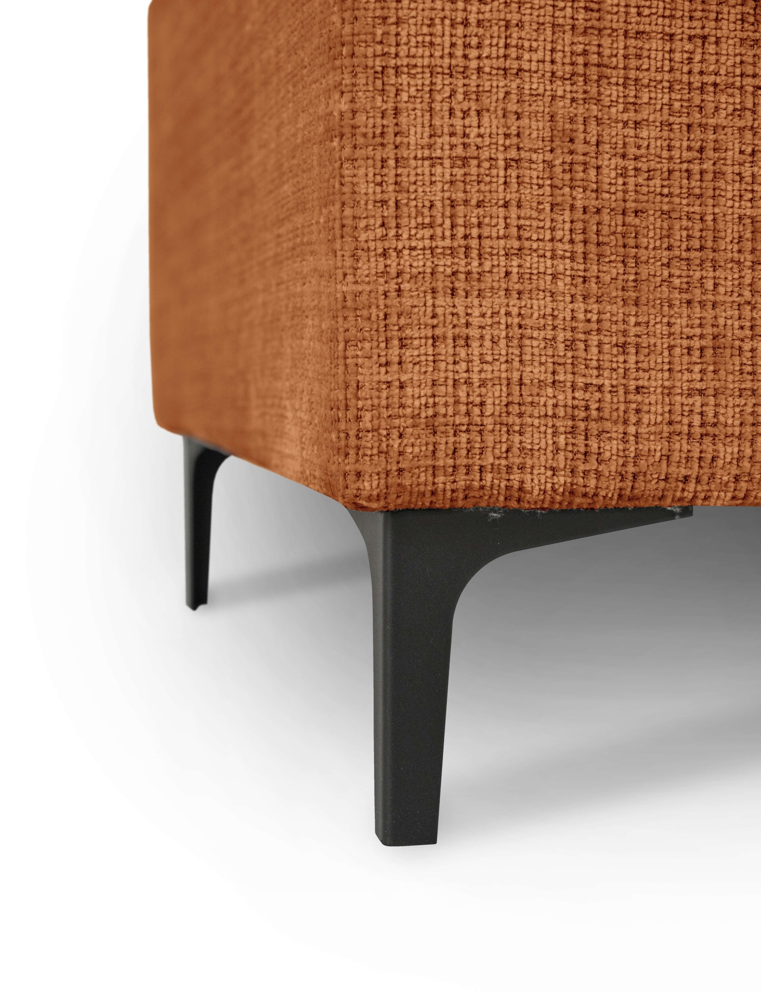 GOODproduct 2-places »OLAND Chenille, Sofa, B: 164 cm, Skandi-Design« 164 cm, suspension à vagues, design scandinave, pieds en métal