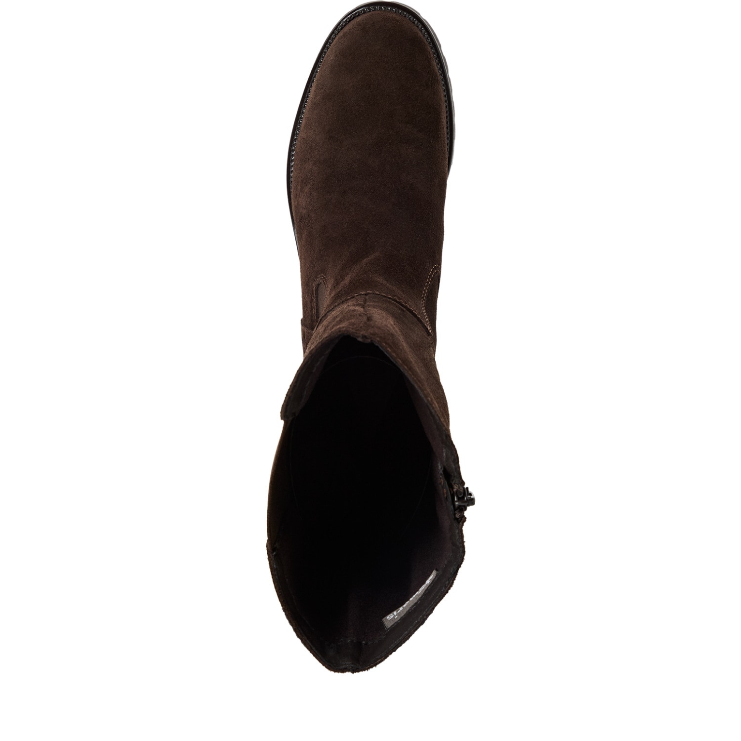 Tamaris Bottes  Blockabsatz, Langschaftstiefel, Businessstiefel mit T-Logoprägung