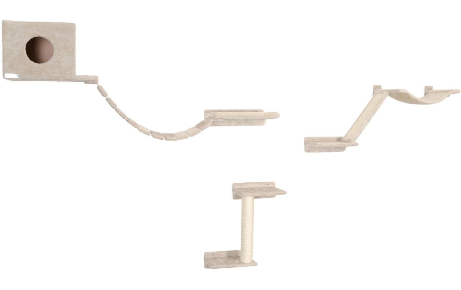 Kerbl Kratzbaum »Mount Everest 9-teilig« 44 cm hoch