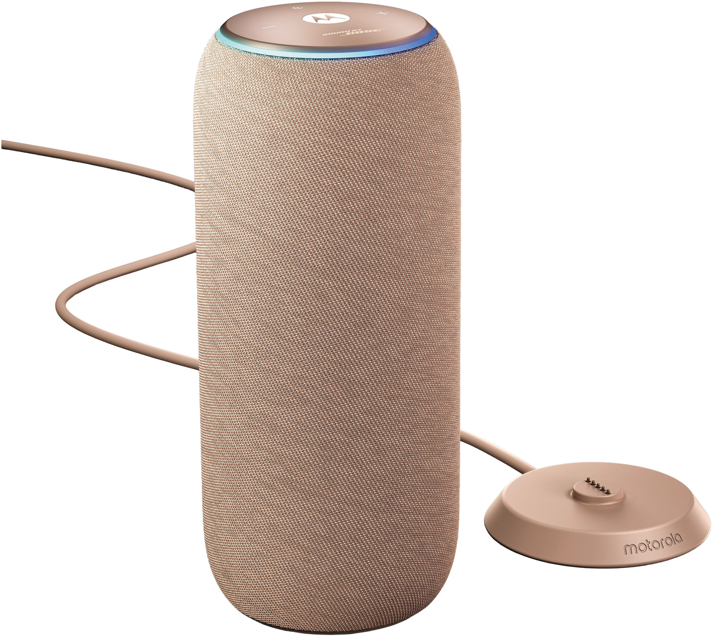 Motorola Bluetooth-Lautsprecher »moto sound flow« Stereo (Bluetooth | WLAN (WiFi) App-Steuerung | Beleuchtungseffekte | Kabellos | Mikrofon | Multiroom 30 W)