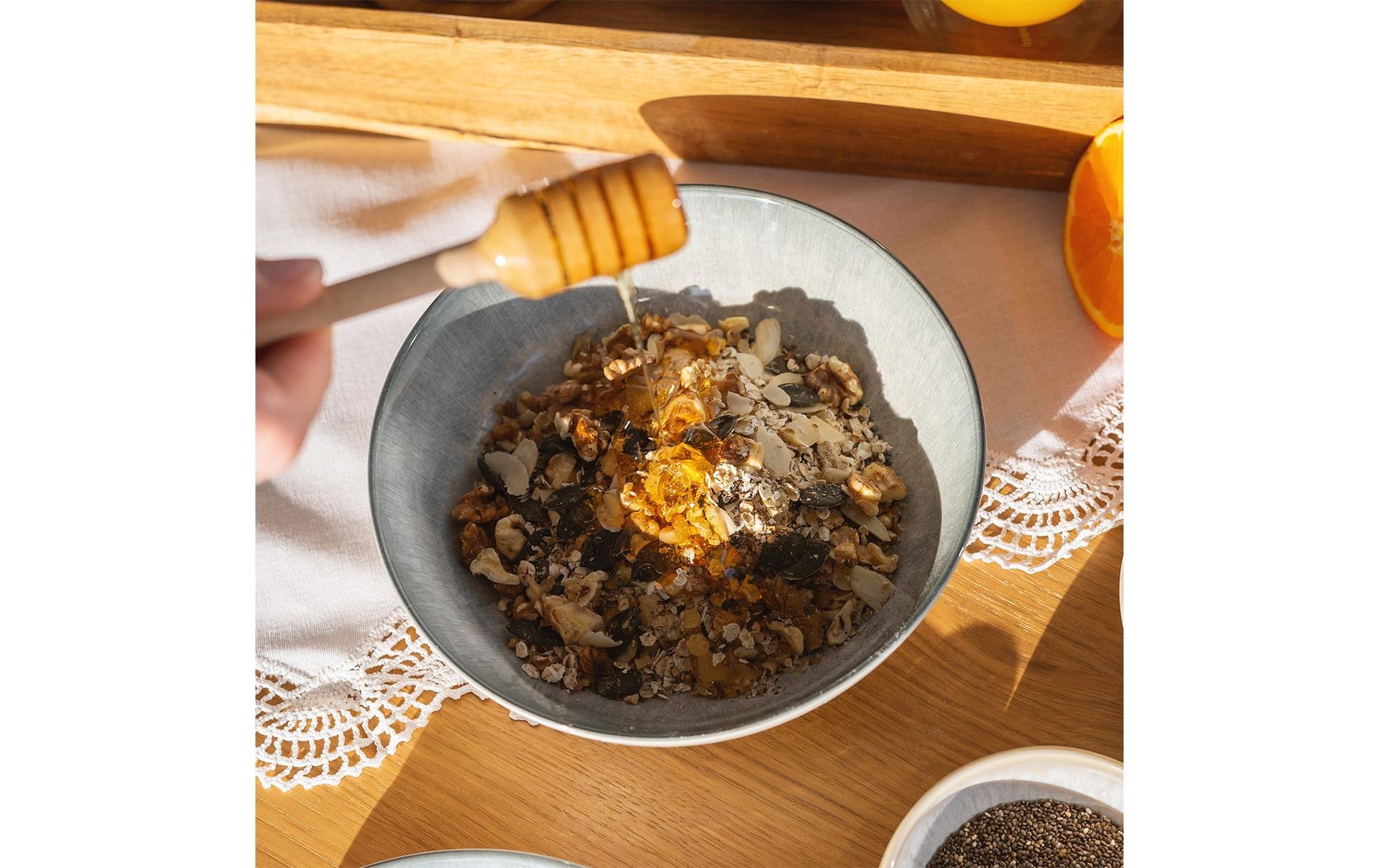   Dessertschale »Lunasol Elements Vulcano 4 Stück 18 cm« aus Steingut