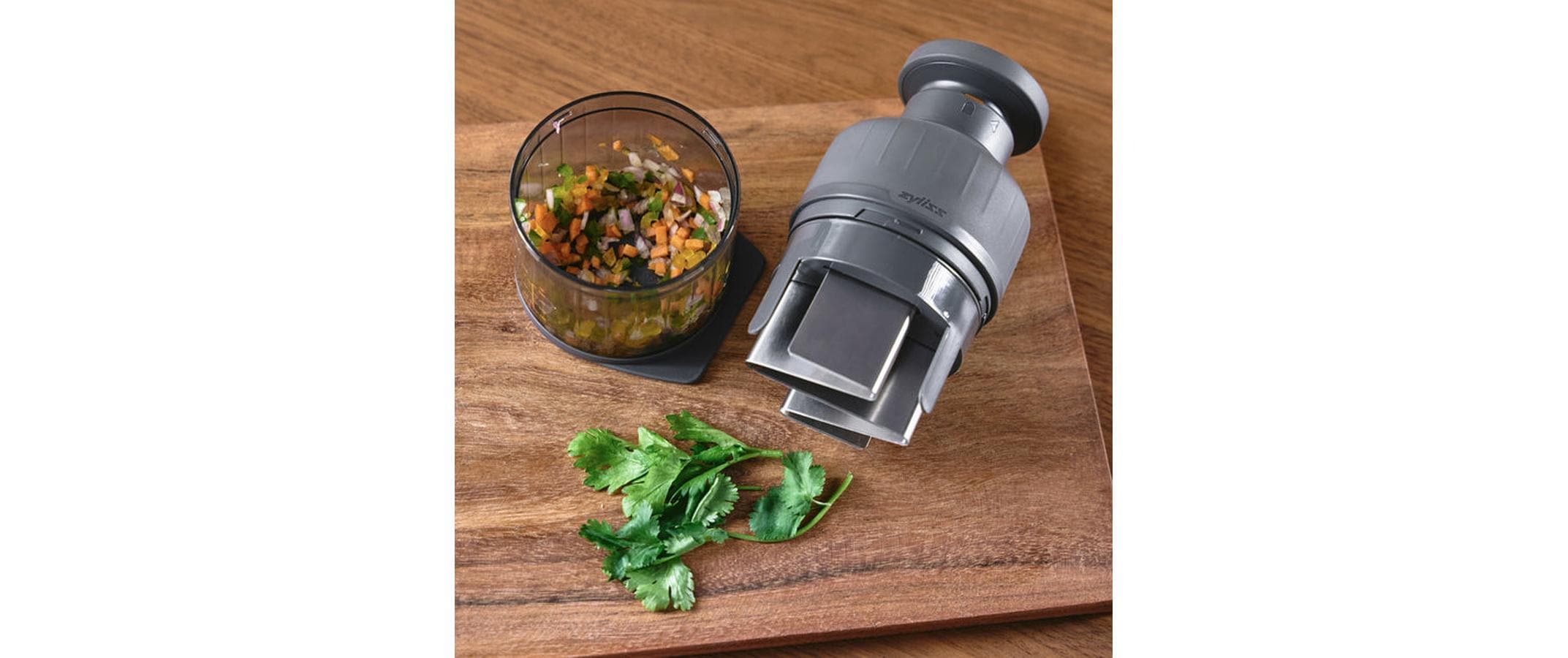 zyliss Hachoir à légumes »Zick Zick« Manueller Gemüsehacker