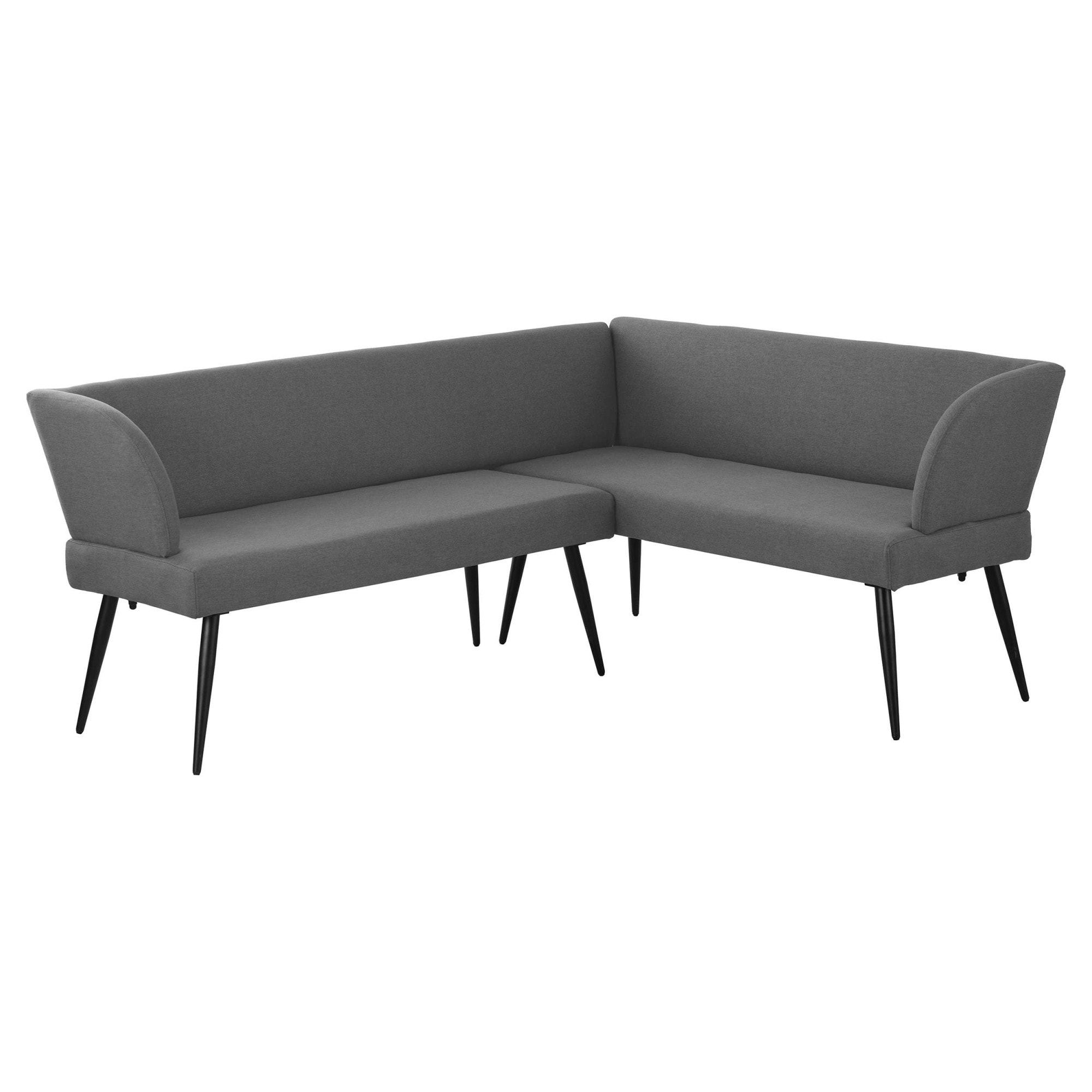 GOODproduct Banc d'angle »Lena« Assise avec ressorts ensachés, housse en tissu tissé facile d'entretien, largeur 192 cm