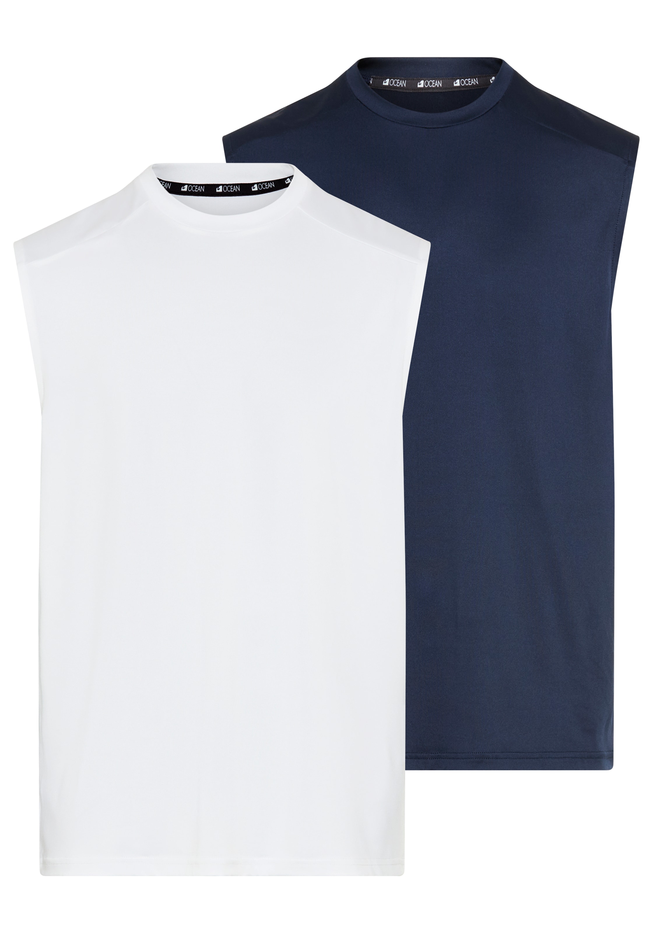 Ocean Sportswear T-shirt fonctionnel »atmungsaktiv, quick-dry« 2er-Pack,  schmale Passform, Rundhalsausschnitt, unifarben