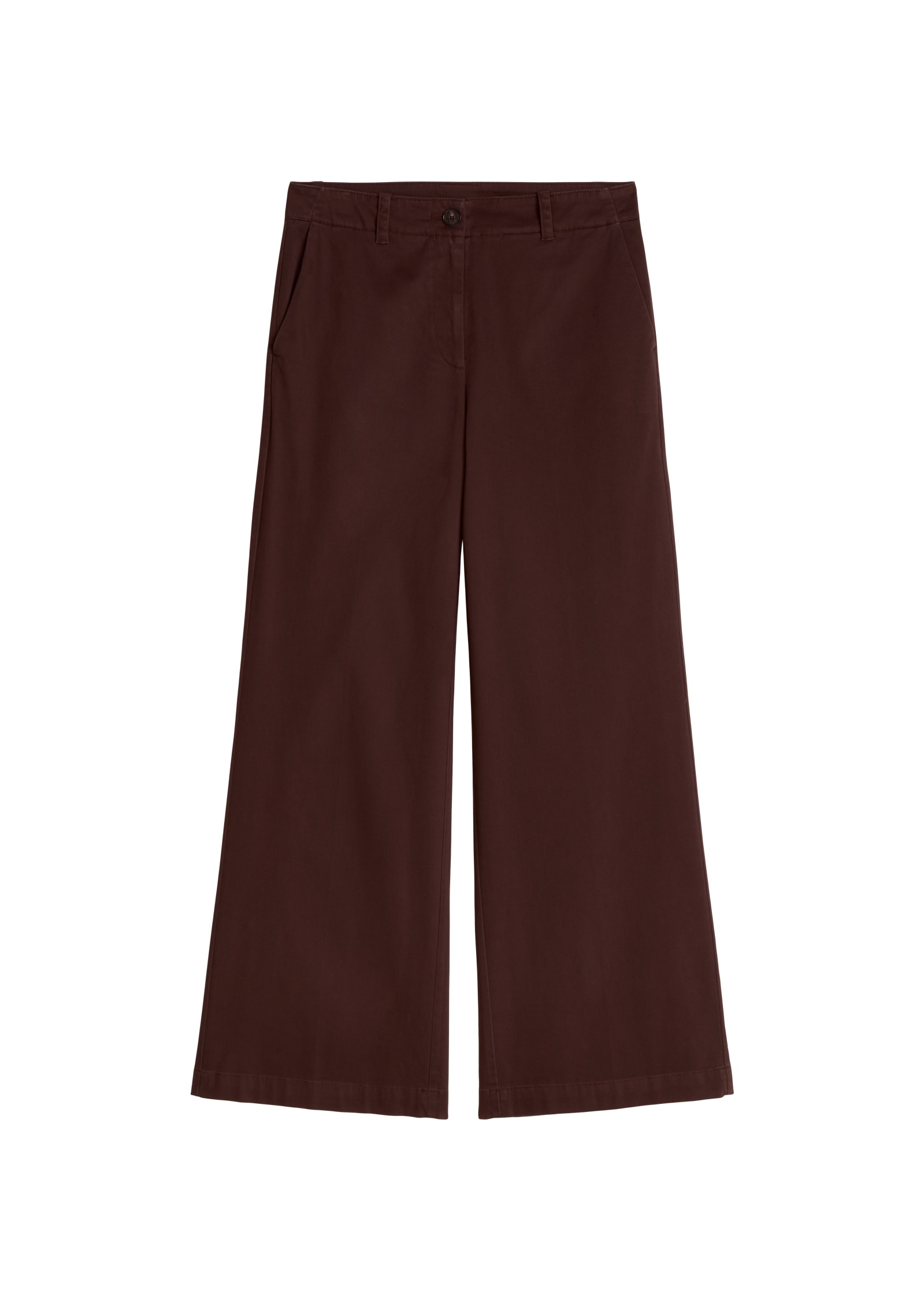Marc O'Polo Pantalon en tissu »MARGO WIDE«  en coton biologique satin stretch