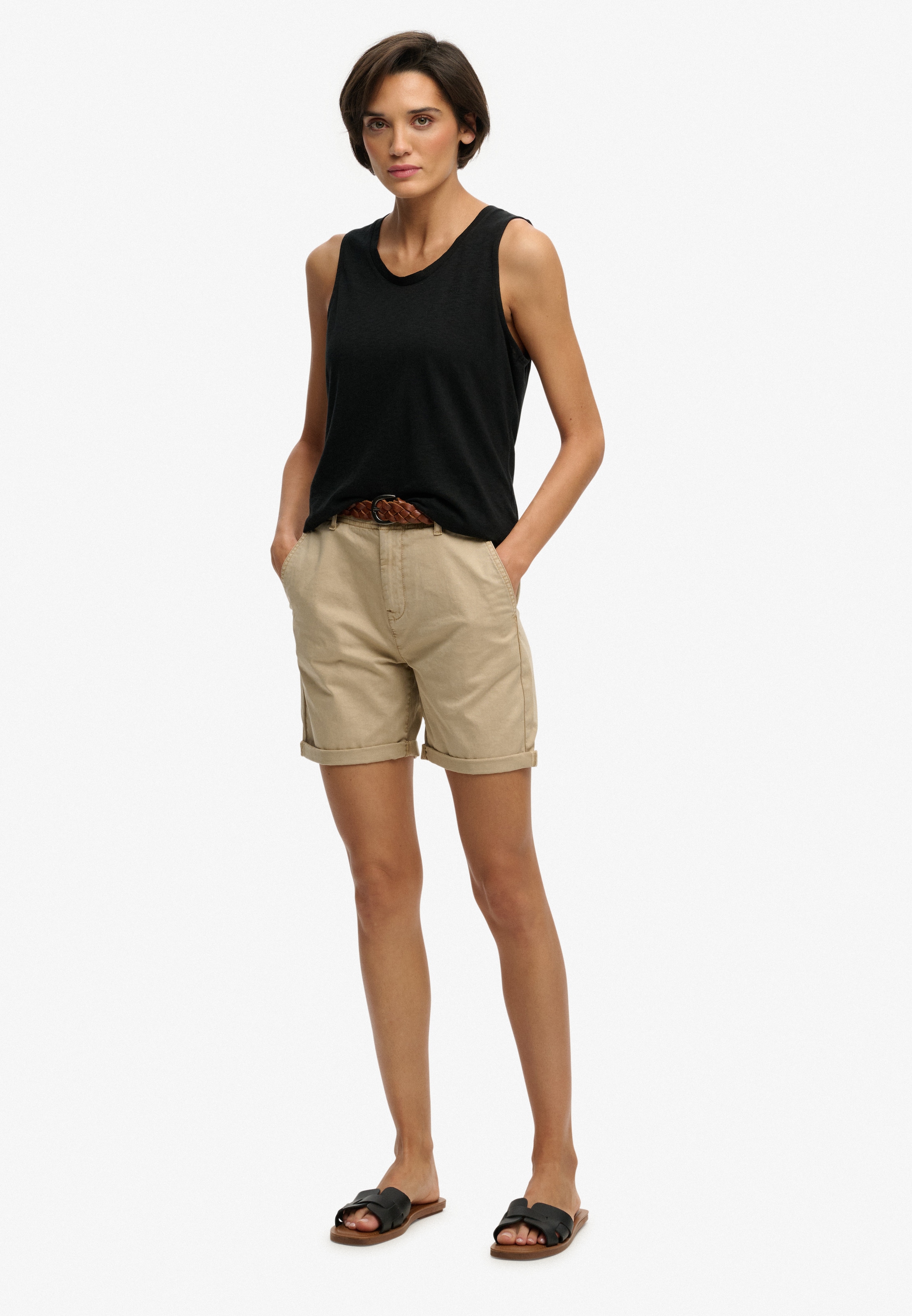 Superdry Shorts »CHINO SHORT«  aus Baumwollmischung, mit Elasthan, Regular Fit, pflegeleicht