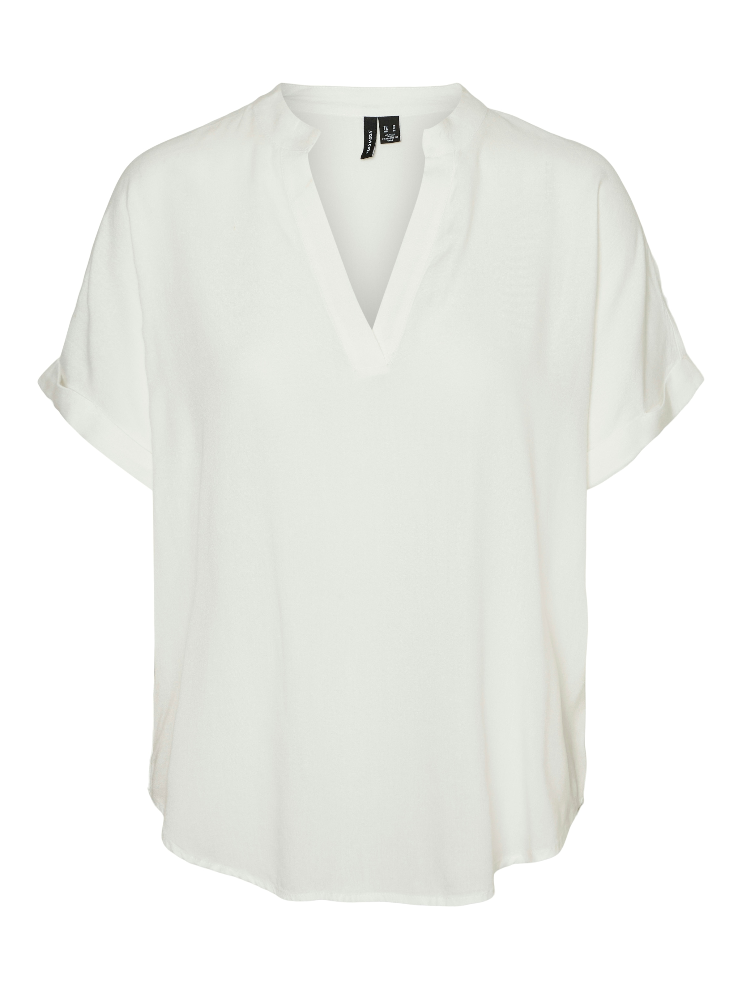 Vero Moda Curve Shirtbluse »VMCBEAUTY SS TOP NOOS CUR« Viskose, regular fit, Kurzarm