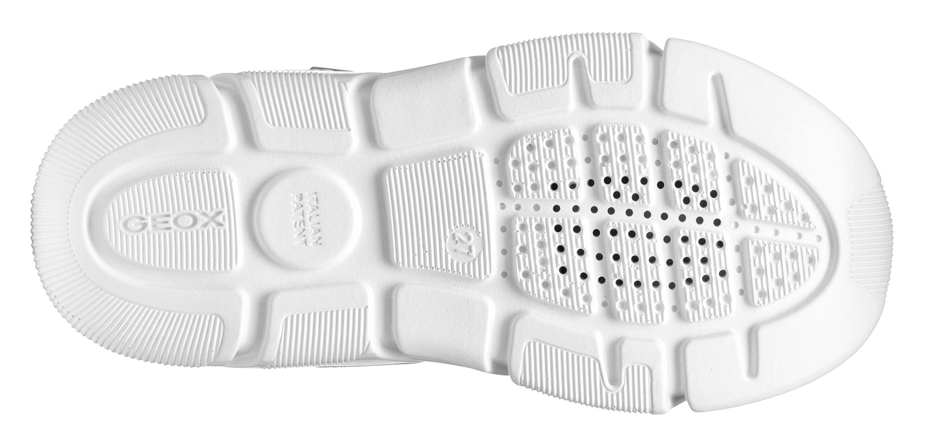 Geox Sneakers »J ARIL GIRL«  , Knitwear Sneaker, Klettschuh mit glitzerndem Klettriegel