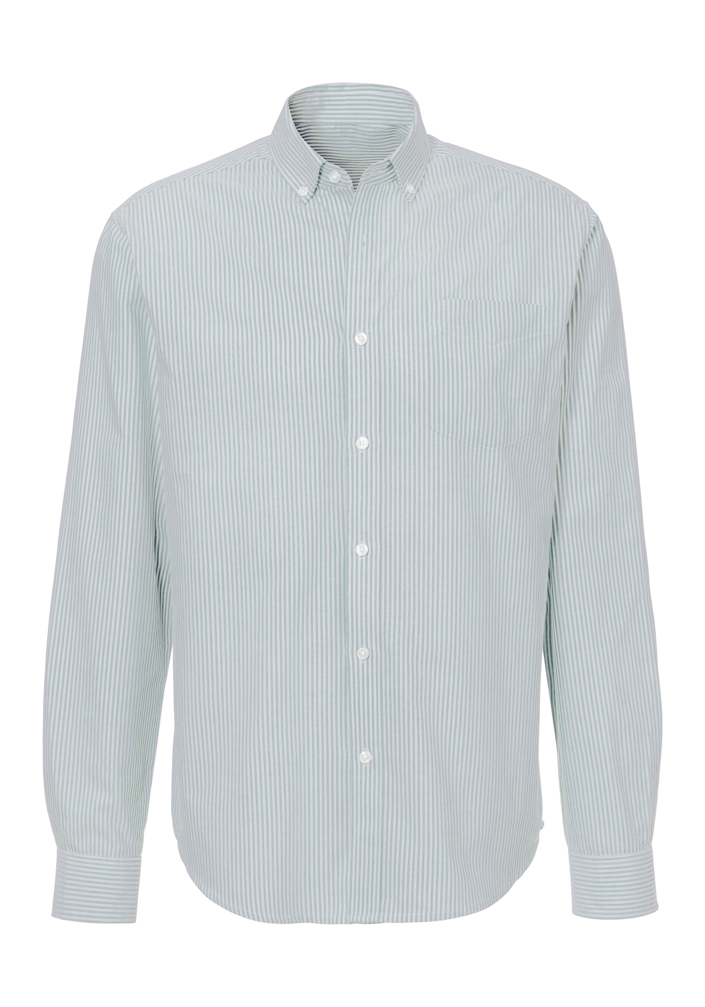 H.I.S Chemise à manches longues »Regular-fit« Oxfordhemd langarm mit Button-down-Kragen aus reiner Baumwolle