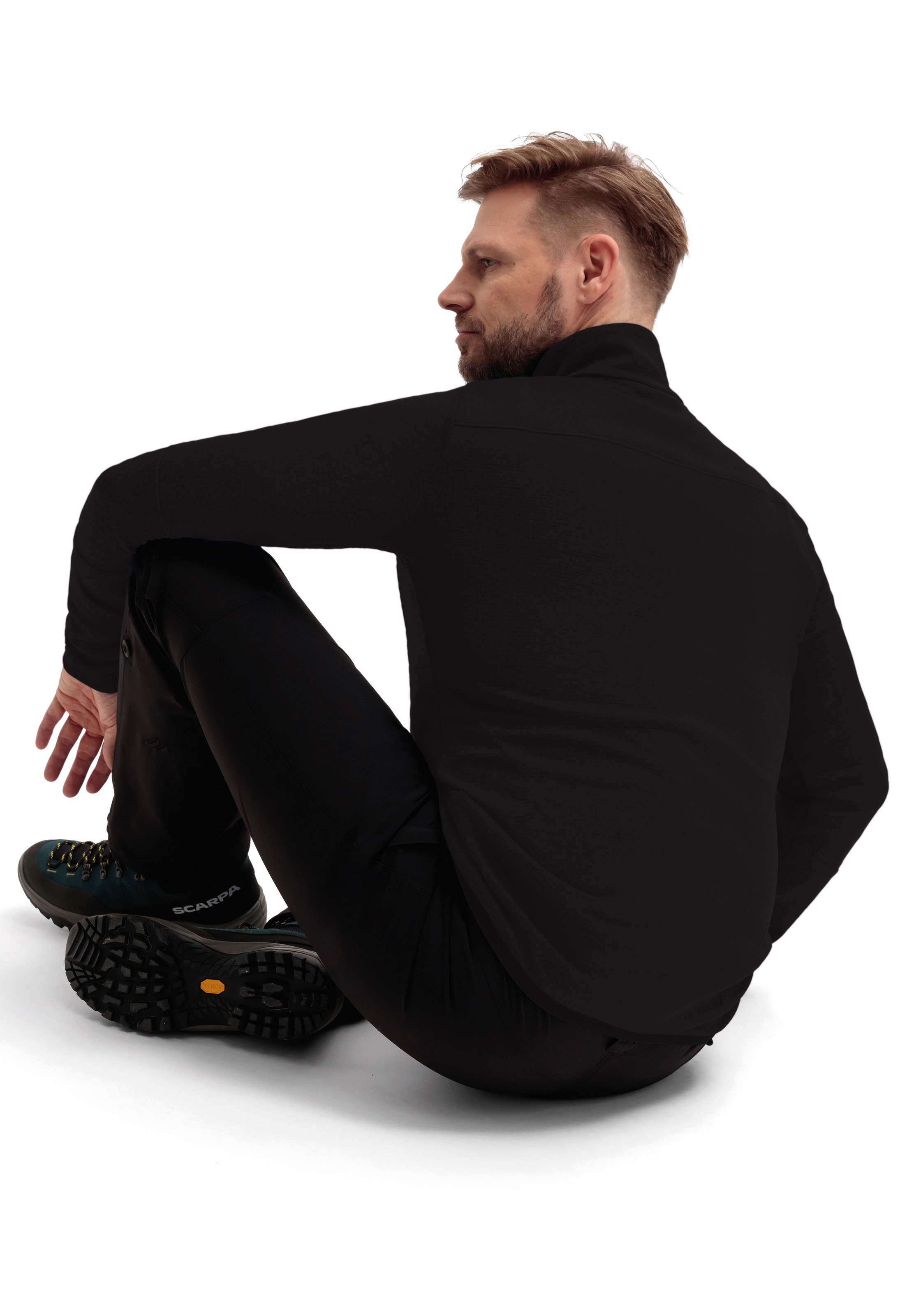 Maier Sports Fleecejacke »Sinaia M« Herren Midlayer, atmungsaktiv und schnelltrocknend, Slim Fit
