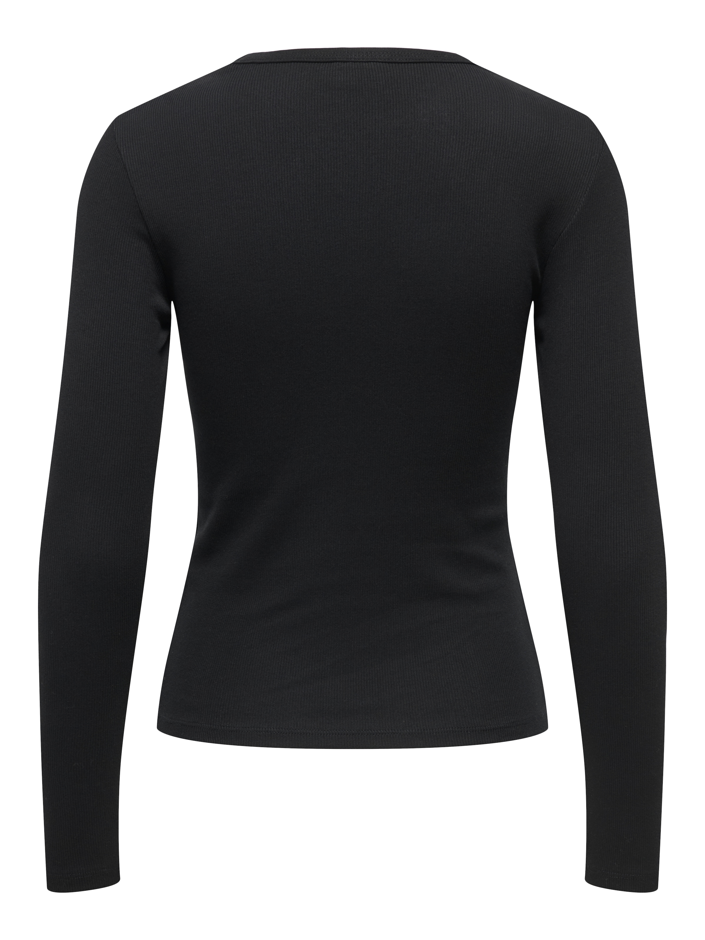 JDY T-shirt à manches longues »JDYLUCKY LS O NECK NEW TOP JRS NOOS« mélange coton, coupe régulière