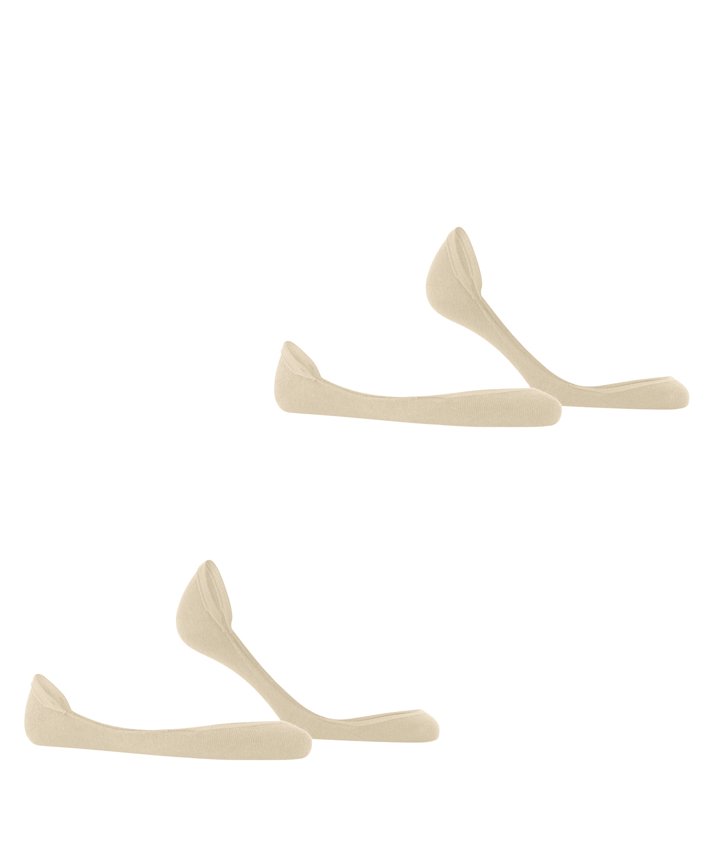 Esprit Chaussons »Solid Low« 2 paires,  élégant, renforcé et en coton doux, fin, antidérapant