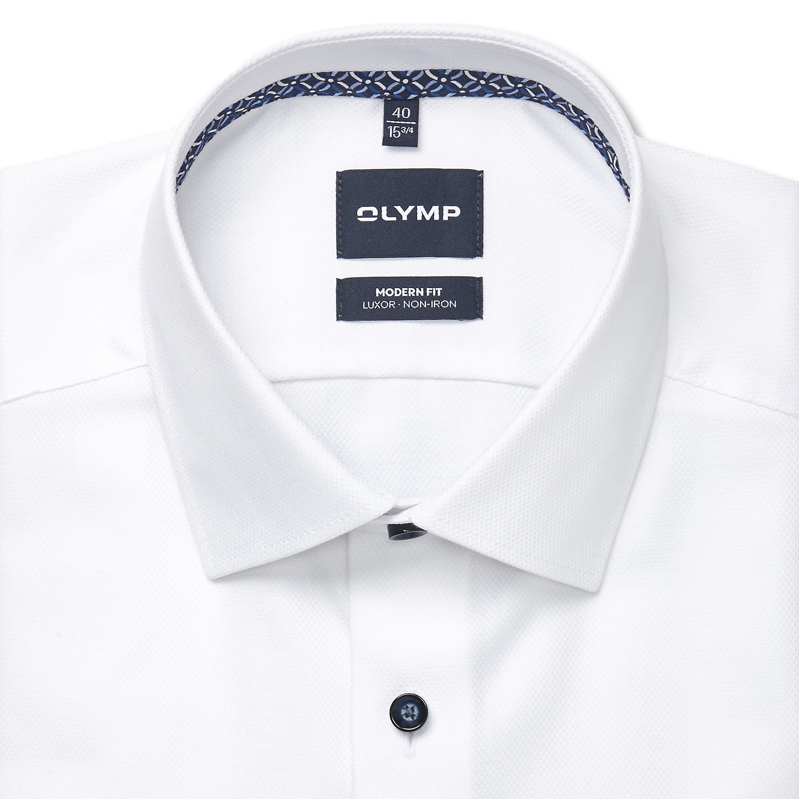 OLYMP Chemise d'affaires »Luxor Modern Fit New-Kentkragen« détails contrastés à l'intérieur du col, coupe moderne