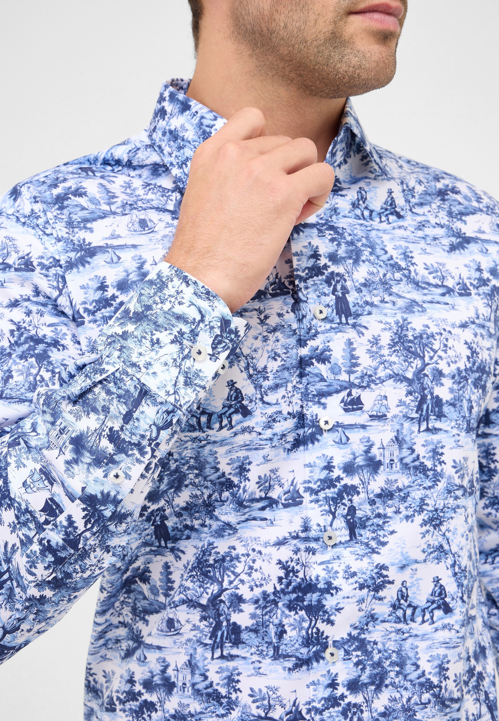 Eterna Chemise à manches longues »MODERN FIT« NON IRON (bügelfrei)