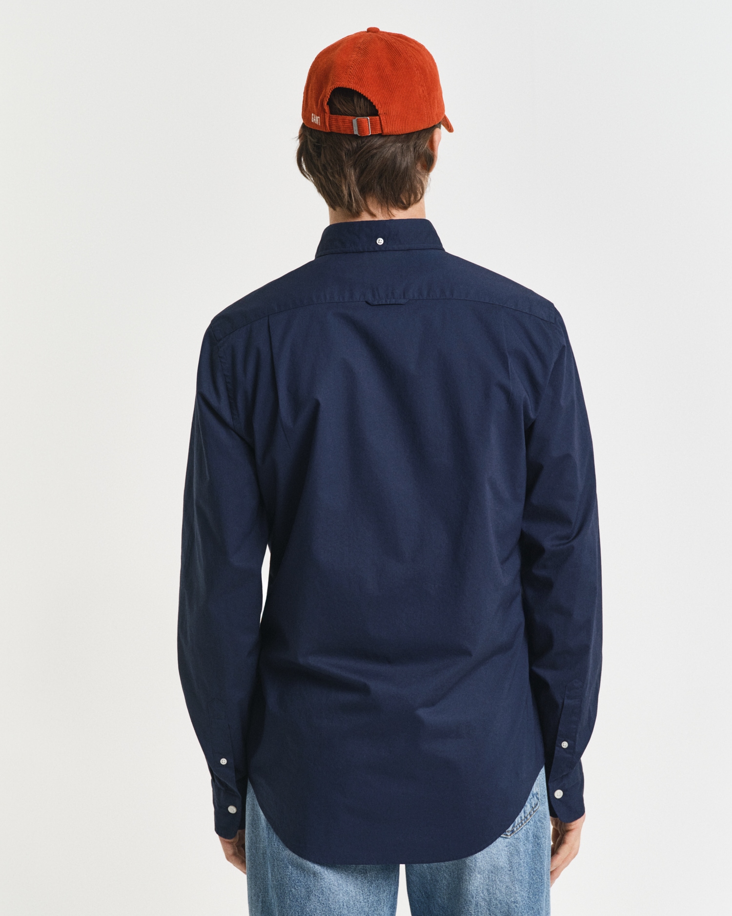 Gant Chemise à manches longues »SLIM CLASSIC POPLIN SHIRT« avec broderie classique du logo sur la poitrine