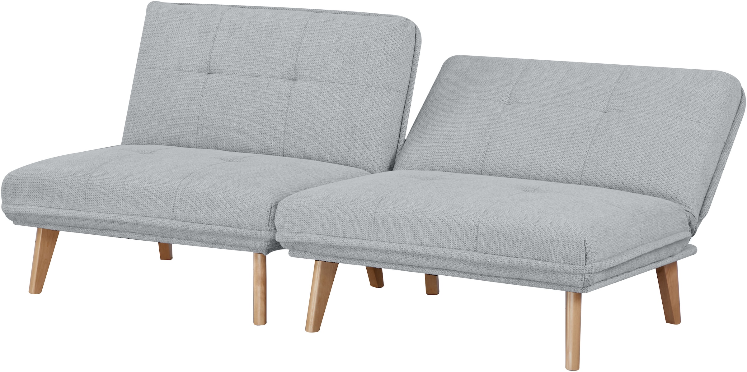 INOSIGN Sessel »DELANEY Schlafsofa, bestehend aus 2 Modulen, mit Schlaffunktion« Bettsofa, Schlafsessel, Klappsofa, erweiterbar, in Webstoff