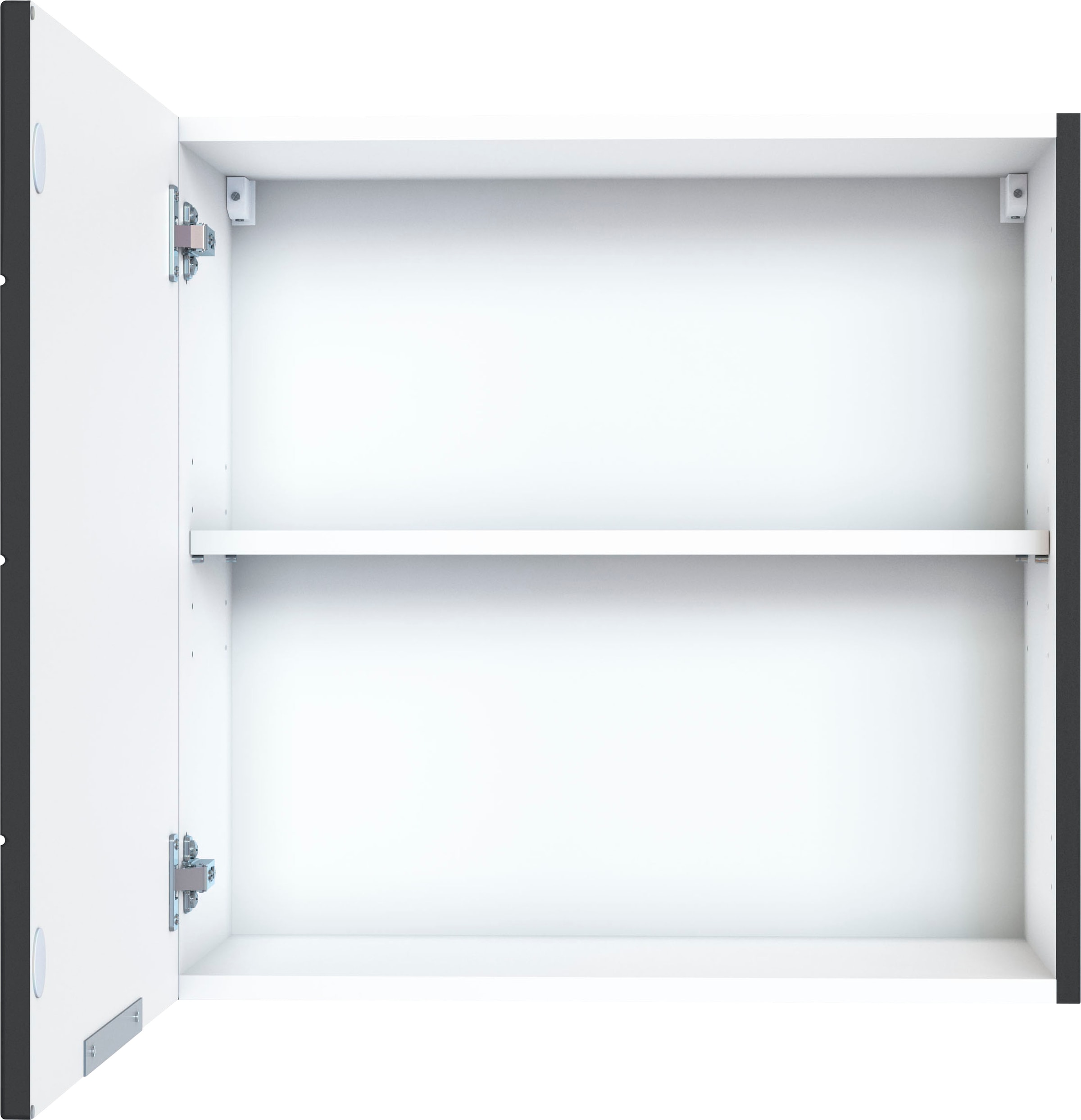 KOCHSTATION Armoire suspendue »KS-Luhe« 60 cm de large, façades MDF de haute qualité avec lisse horizontale