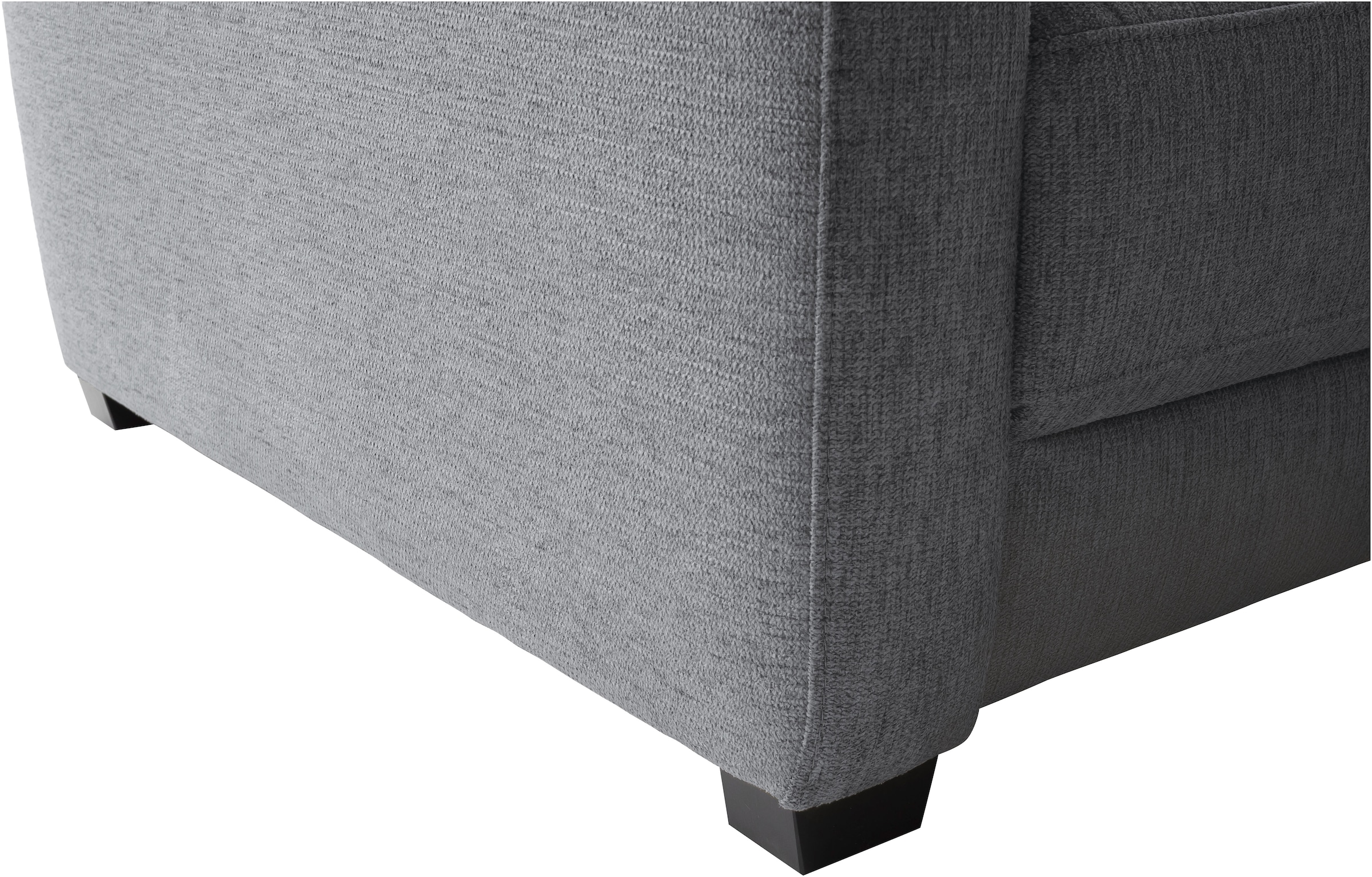 Mr. Couch Canapé d'angle »Pierre, L-Form mit Taschenfederkern« mit DuraSpring-Taschenfederkern bis 140 kg belastbar