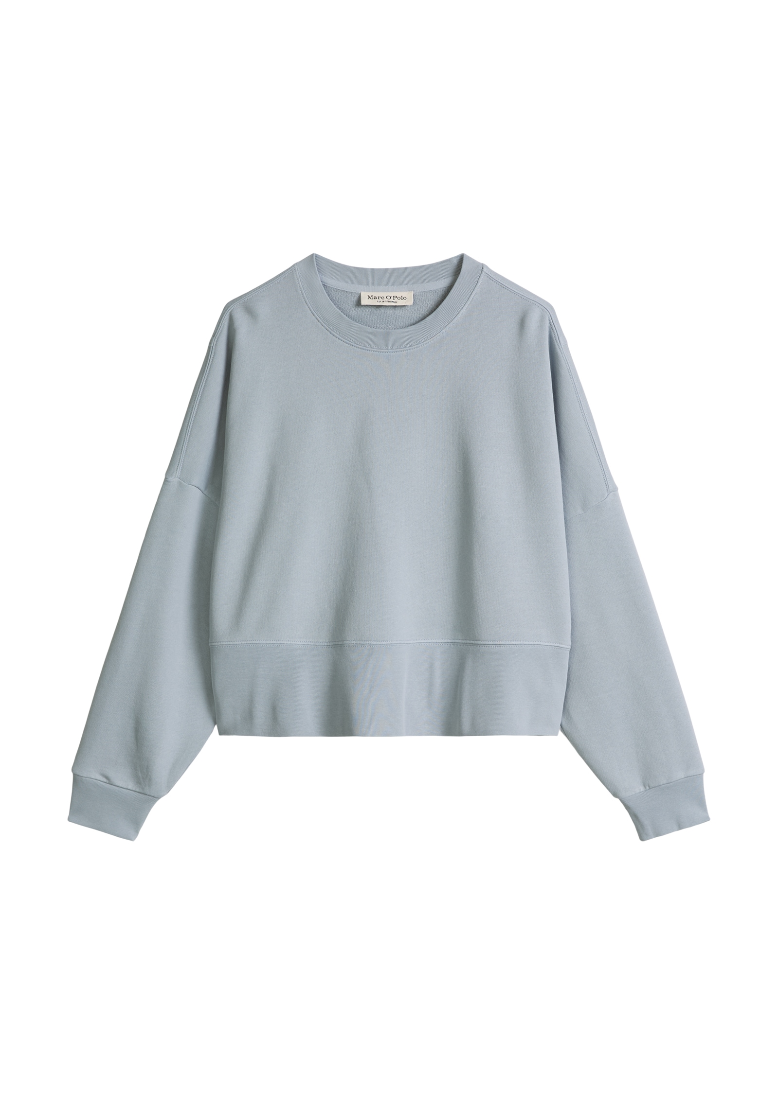 Marc O'Polo Sweatshirt , relaxed fit mit recycelter Baumwolle, cropped
