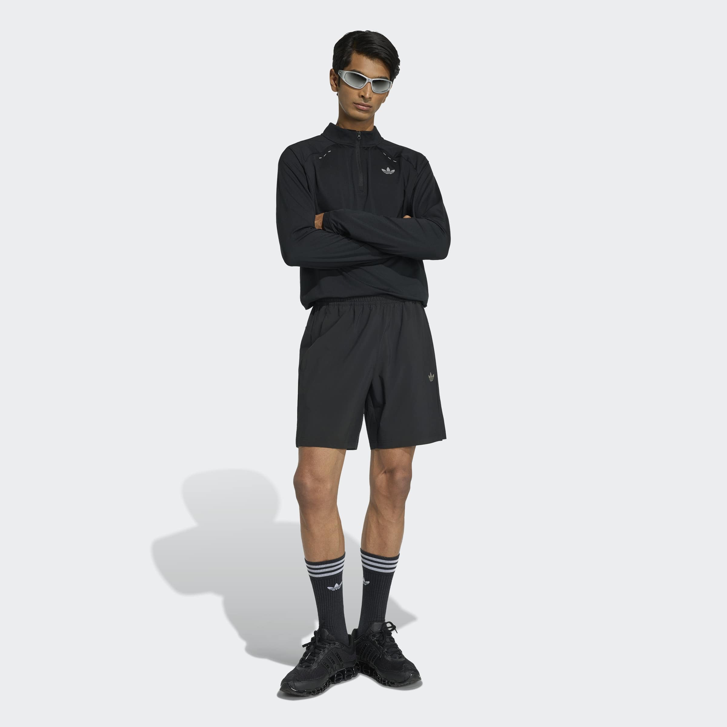 adidas Originals Langarmshirt »TECH TREFOIL ESSENTIALS, REISSVERSCHLUSS BIS ZUR BRUST«