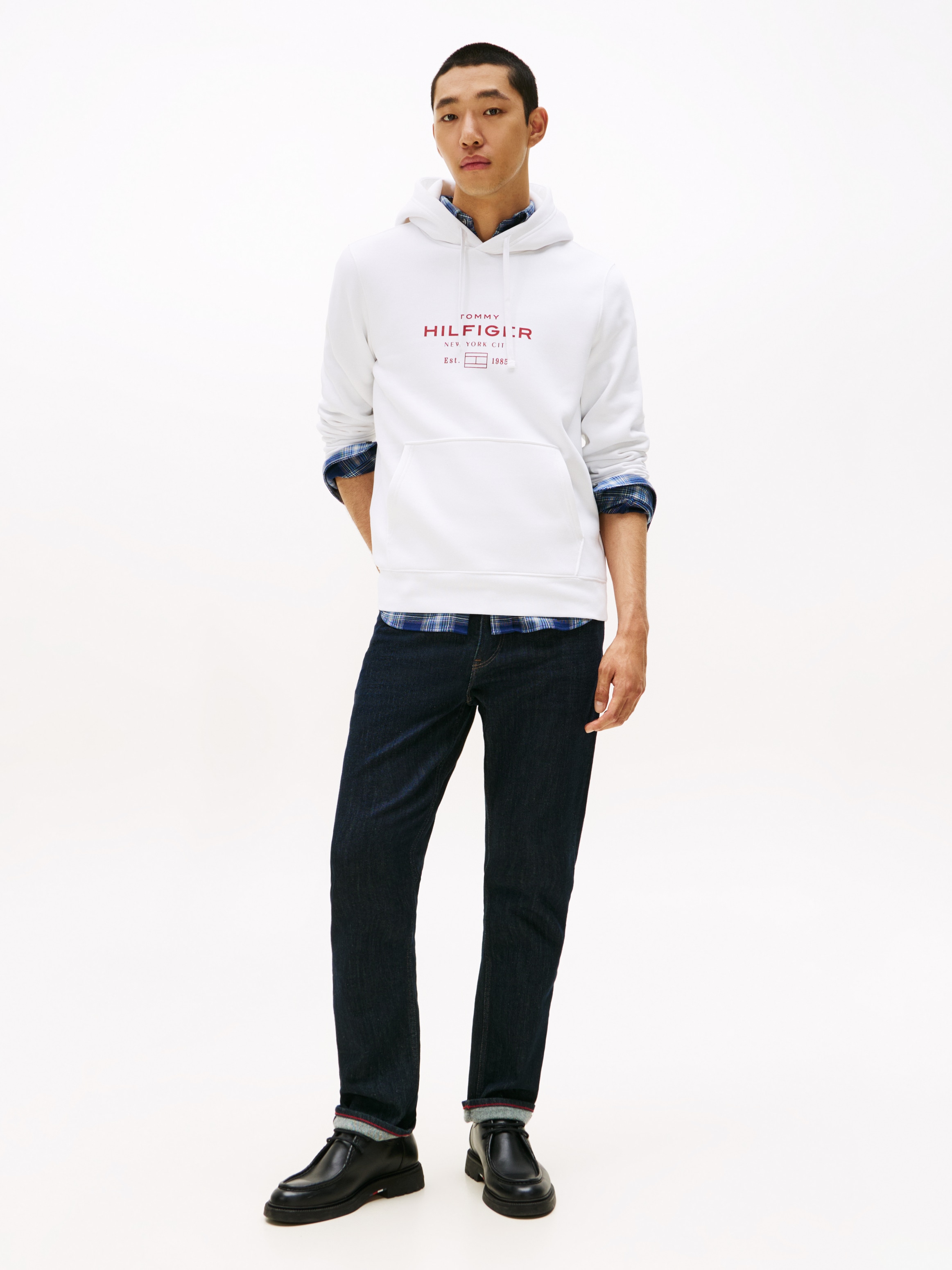 Tommy Hilfiger Sweat à capuche »OVAL GRAPHIC HOODIE«, Regular fit
