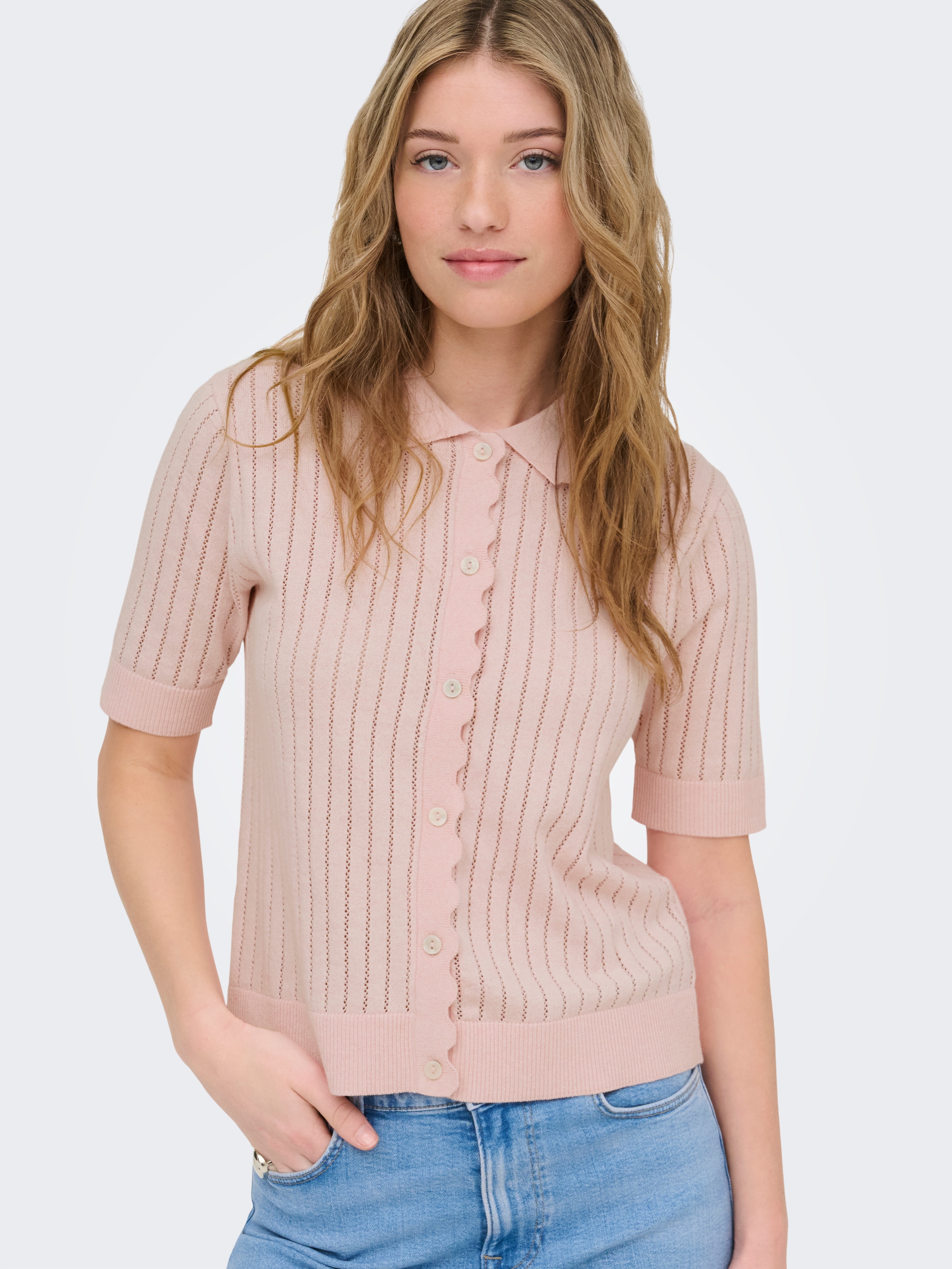 ONLY Veste en tricot »ONLELMA POLO S/S CARDIGAN KNT NOOS«