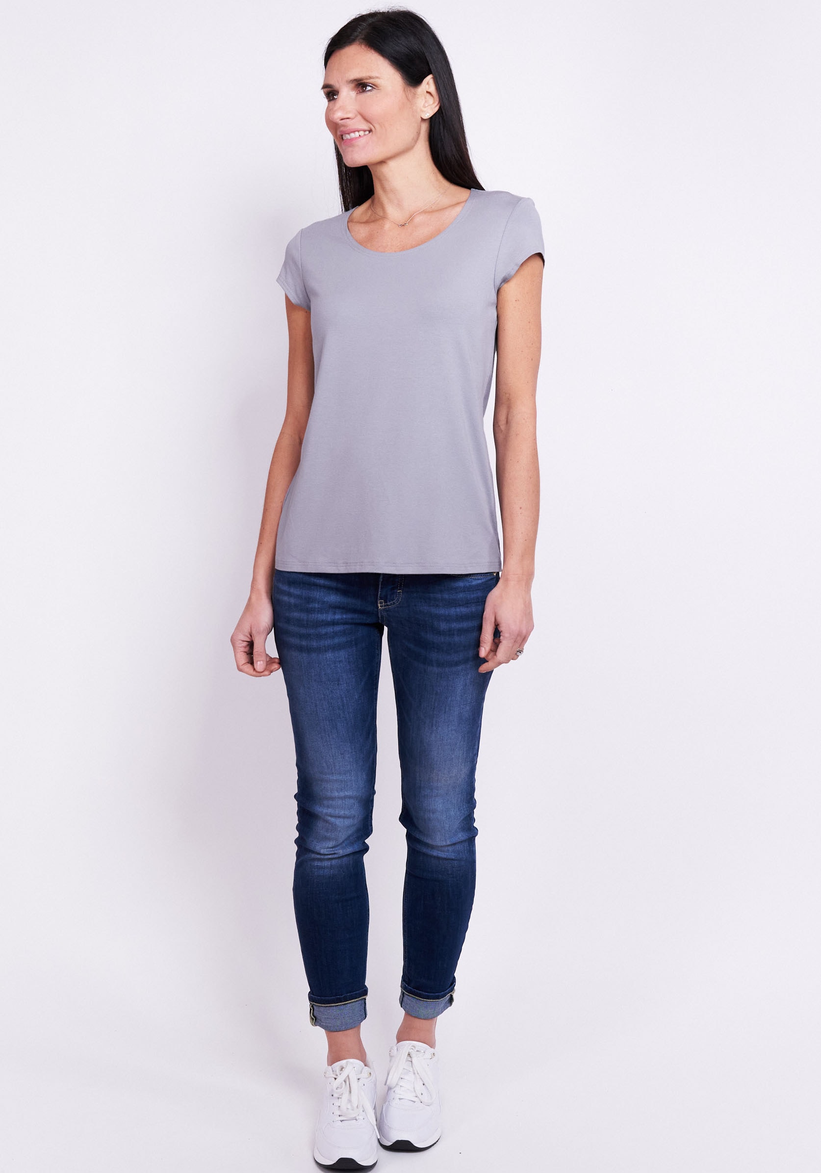 Seidel Moden T-Shirt mit Kappenärmel, MADE IN GERMANY