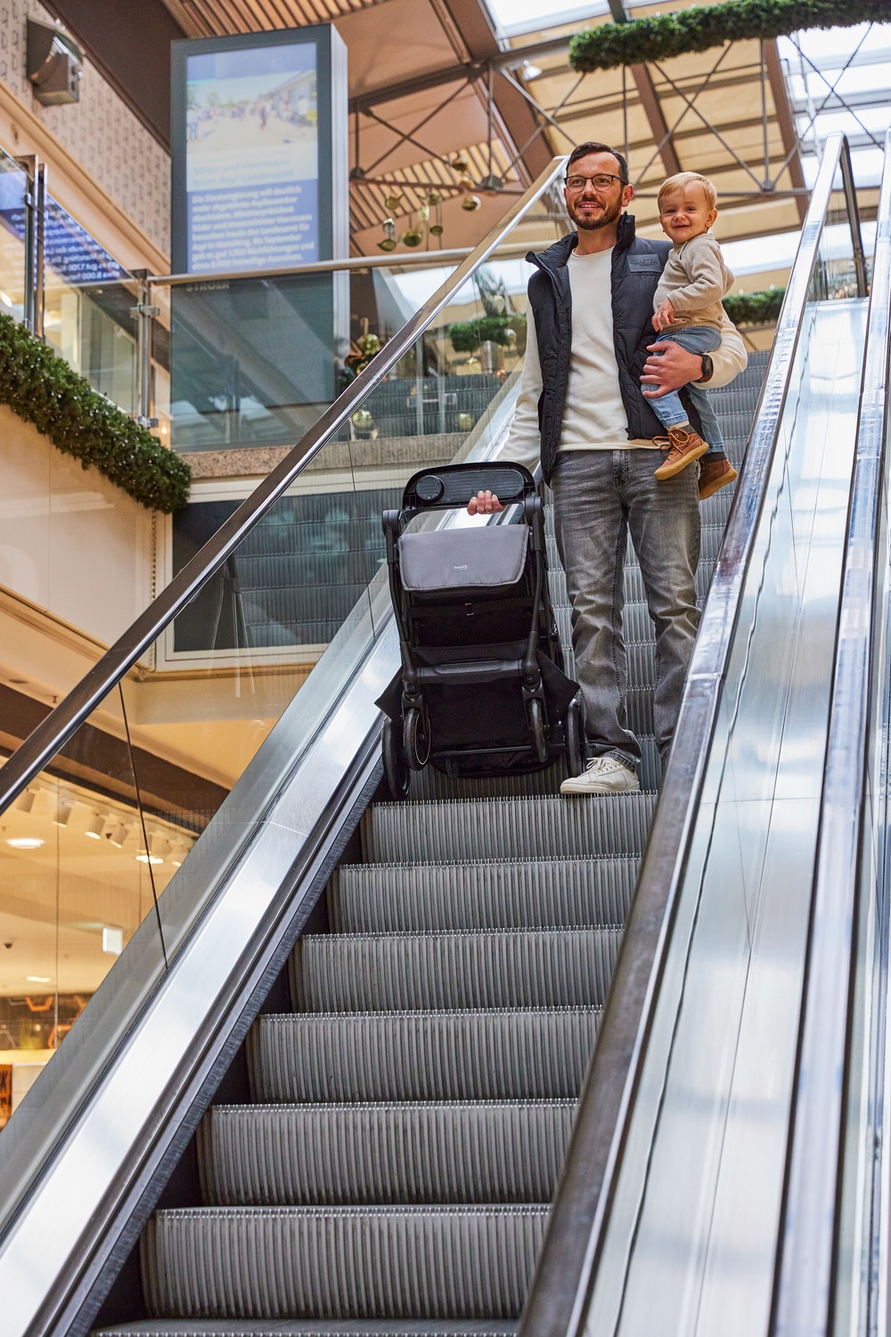 Hauck Poussette pour enfants »Shop N Care, Grey« 22 kilos bis 22 kg belastbar; kompatibel mit Babyschale