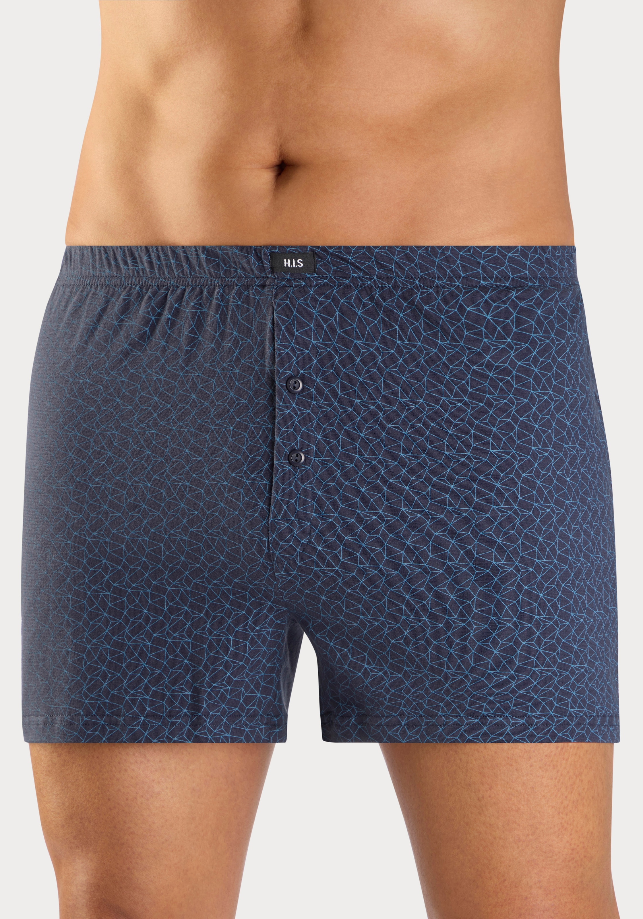 H.I.S Boxer ample »Herren Boxer« Paquet, 5 cuis weite Passform, Komfortbund, aus Baumwoll-Stretch