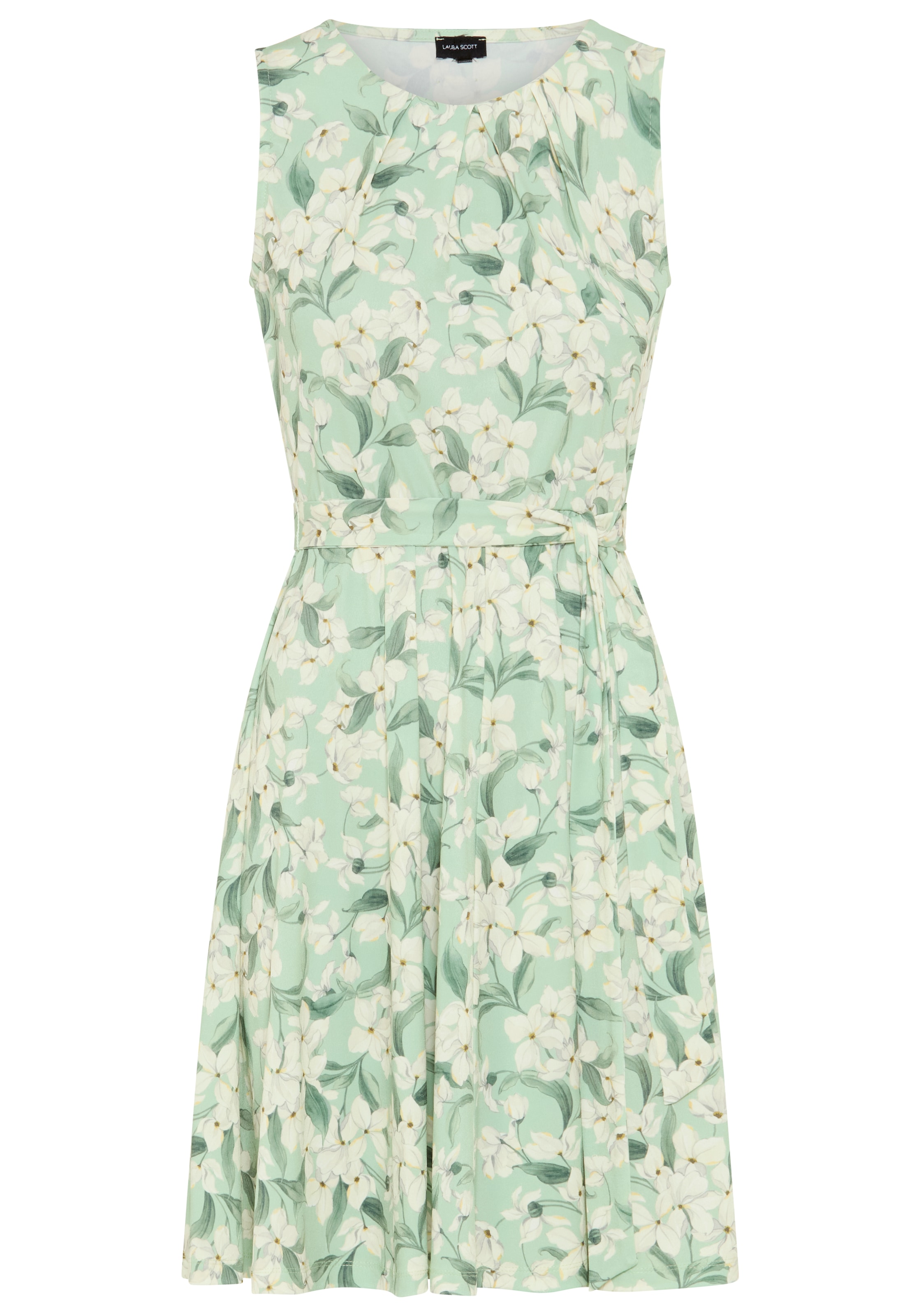 Laura Scott Robe d'été mit floralem Print und schwingendem Rock