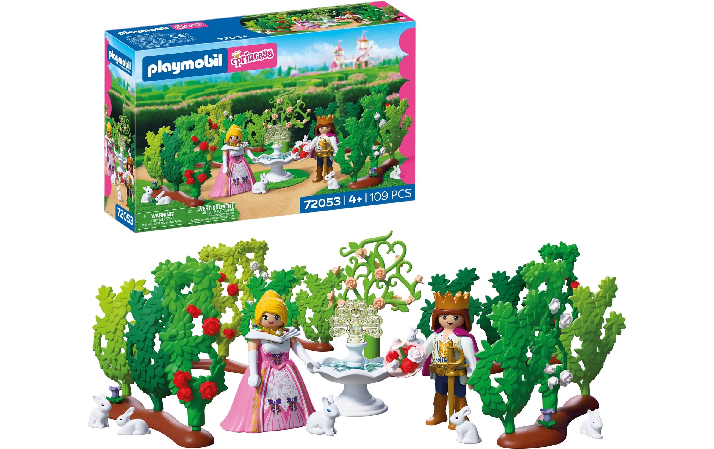 Playmobil® Konstruktions-Spielset »Königlicher Irrgarten (72053), Princess« Made in Europe