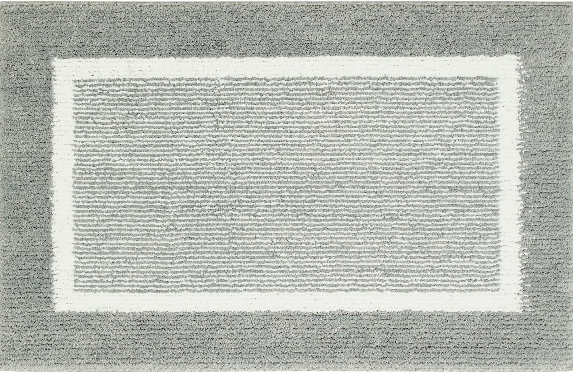 Andiamo Badematte »Maui« Höhe 15 mm rutschhemmend beschichtet fussbodenheizungsgeeignet gestreift, mit Bordüre, auch als 2er Set erhältlich