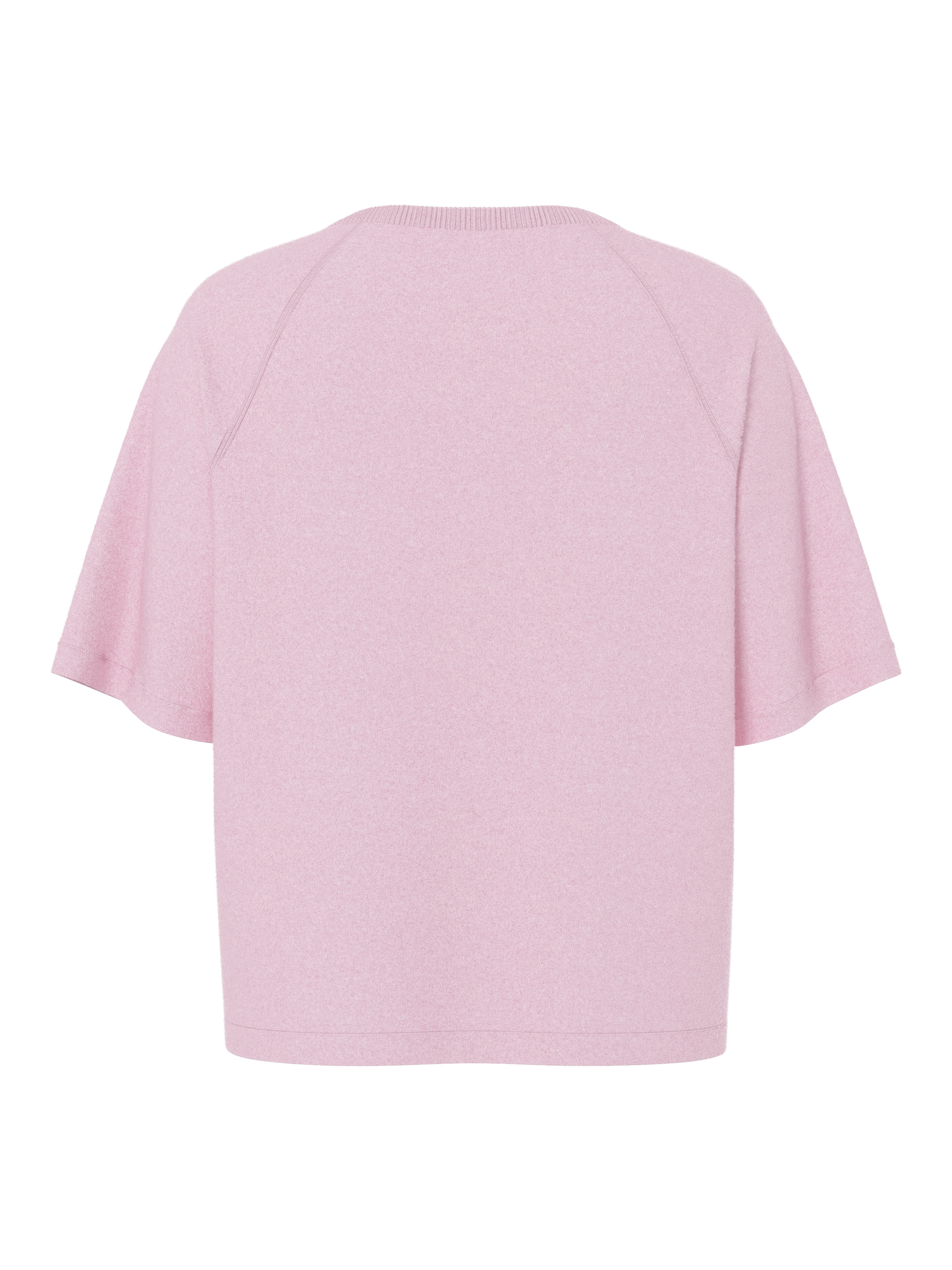 pieces Pull à manches courtes »PCBREE SS O-NECK KNIT NOOS BC« mélange de matériaux, coupe régulière