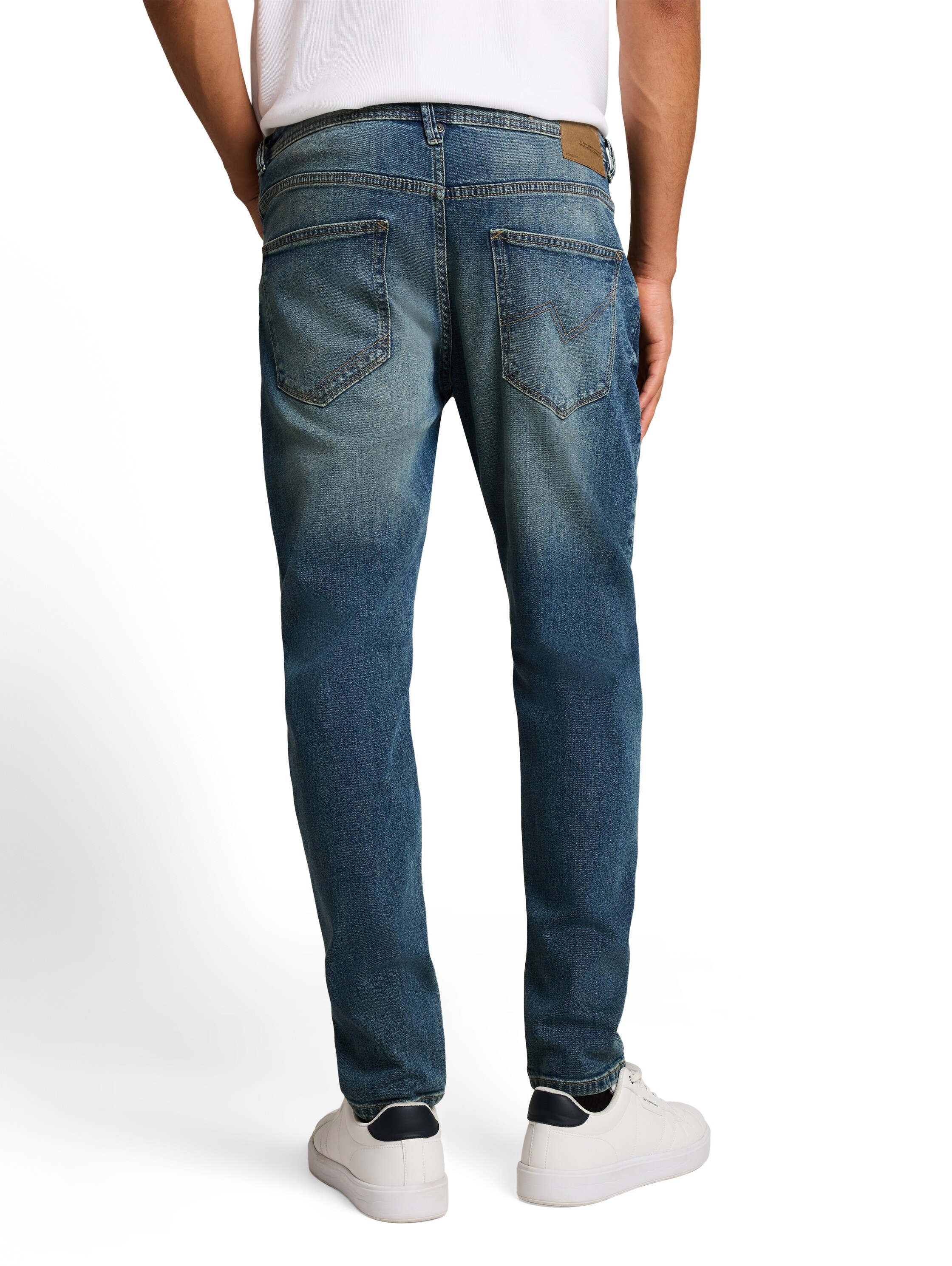 TOM TAILOR Denim Jeans confortables style 5 poches / jambes fuselées avec stretch