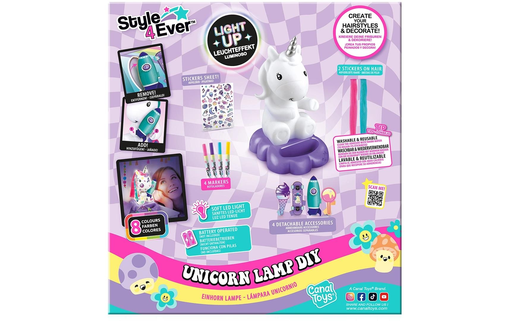 Canal Toys Set créatif »Unicorn DIY Light Up«